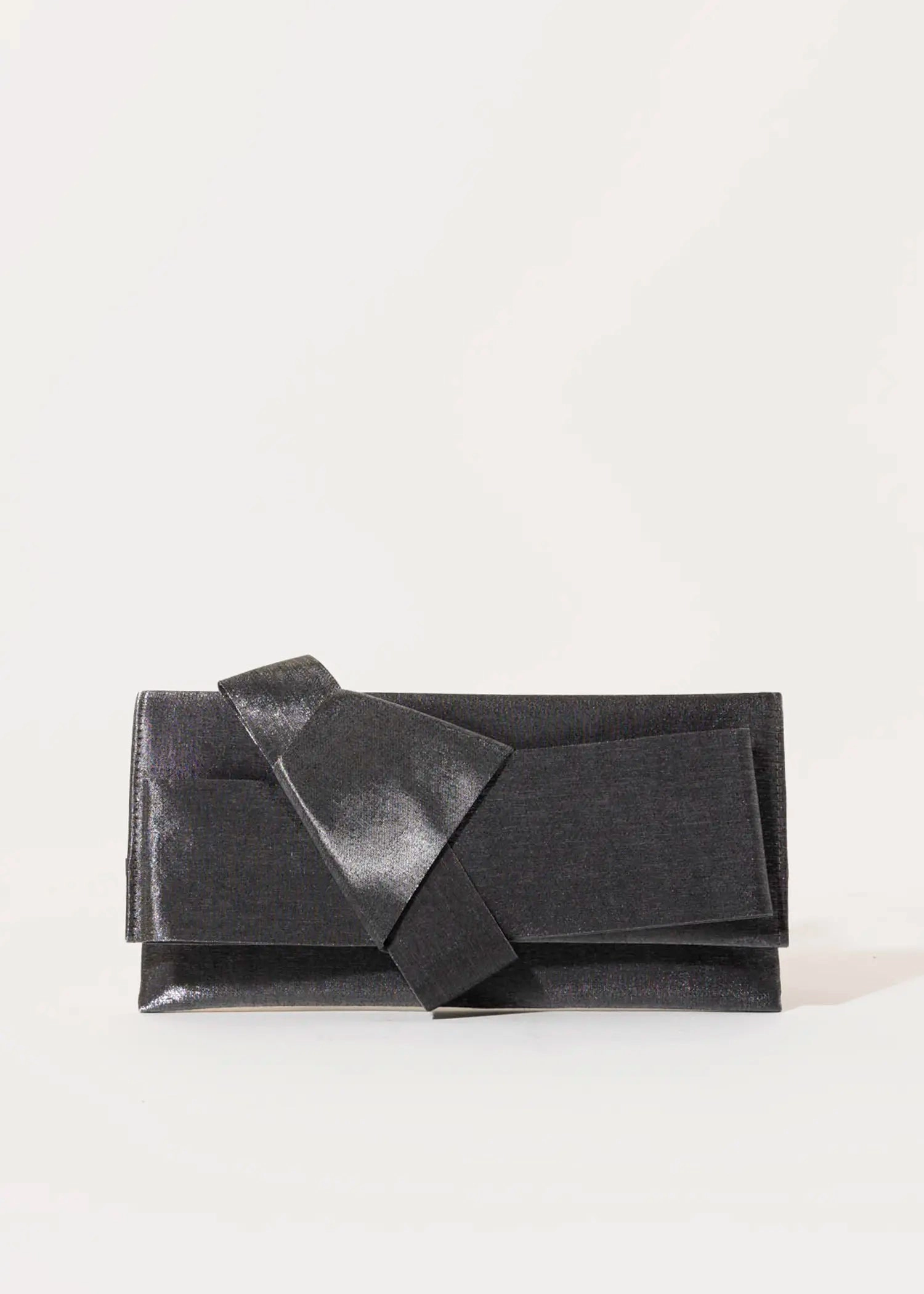 Satin Knot Clutch