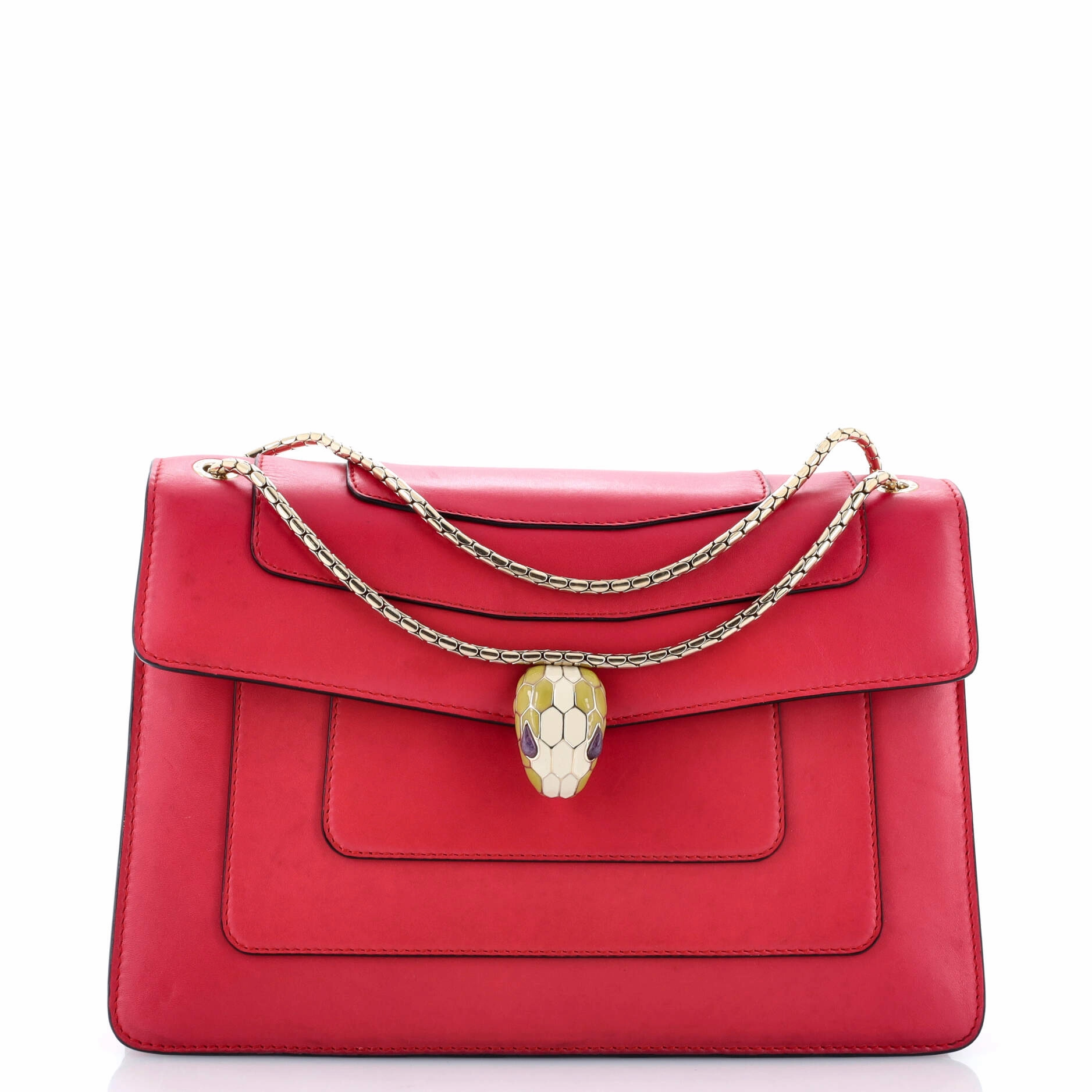 Serpenti Forever Shoulder Bag Leather Medium