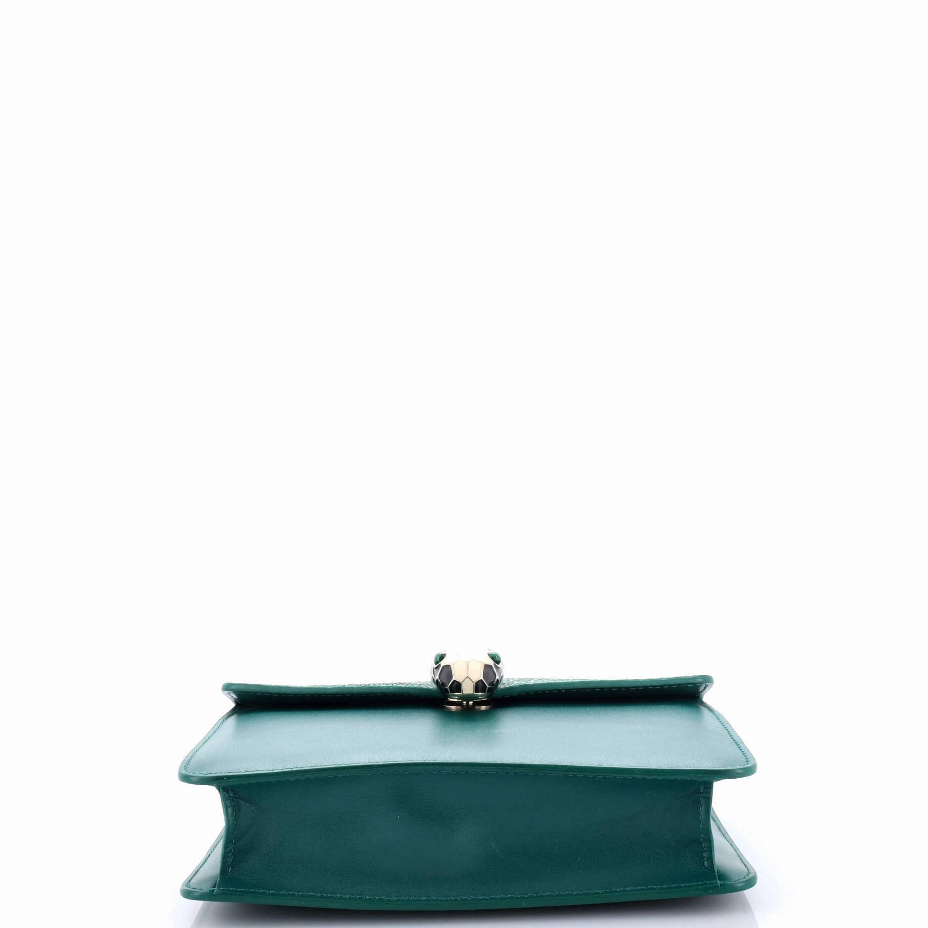 Serpenti Forever Square Shoulder Bag Leather and Stingray Small