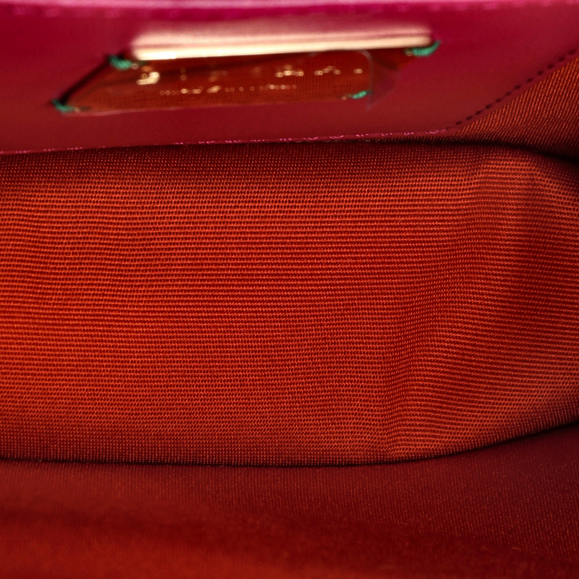 Serpenti Forever Square Shoulder Bag Leather and Stingray Small
