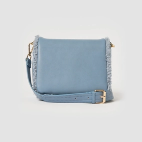 Shearling Crossbody - Blue