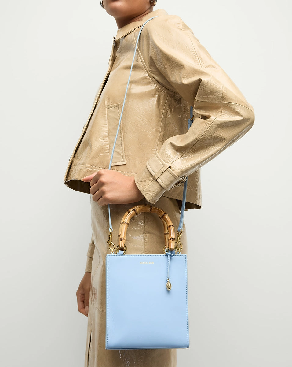 Shopper Bag with Bamboo-Handle