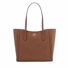Shoulder Bag Michael Kors Leida Brown 34 x 29 x 12 cm
