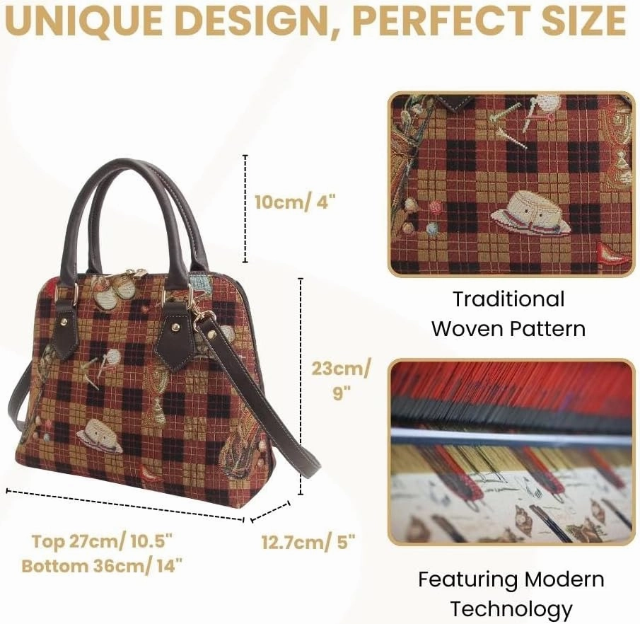 Signare Tapestry Hand & Shoulder Bag for Women |Fashionable Cross Body bag Purses for Woman |Satchel Bag for Women Girls Teen