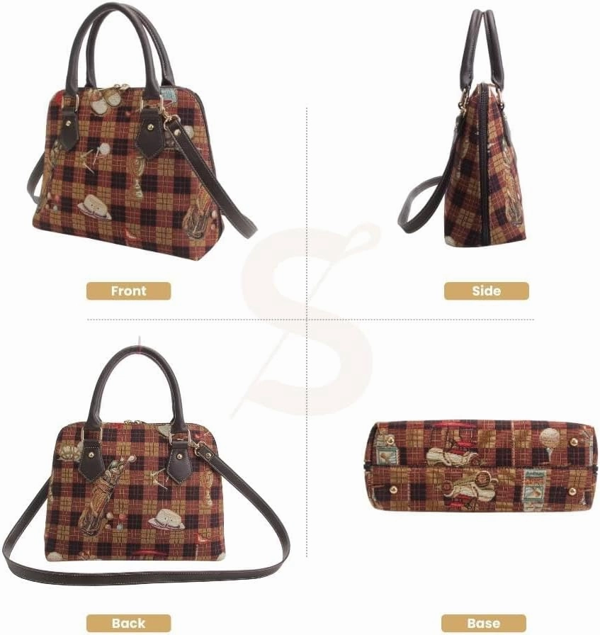 Signare Tapestry Hand & Shoulder Bag for Women |Fashionable Cross Body bag Purses for Woman |Satchel Bag for Women Girls Teen