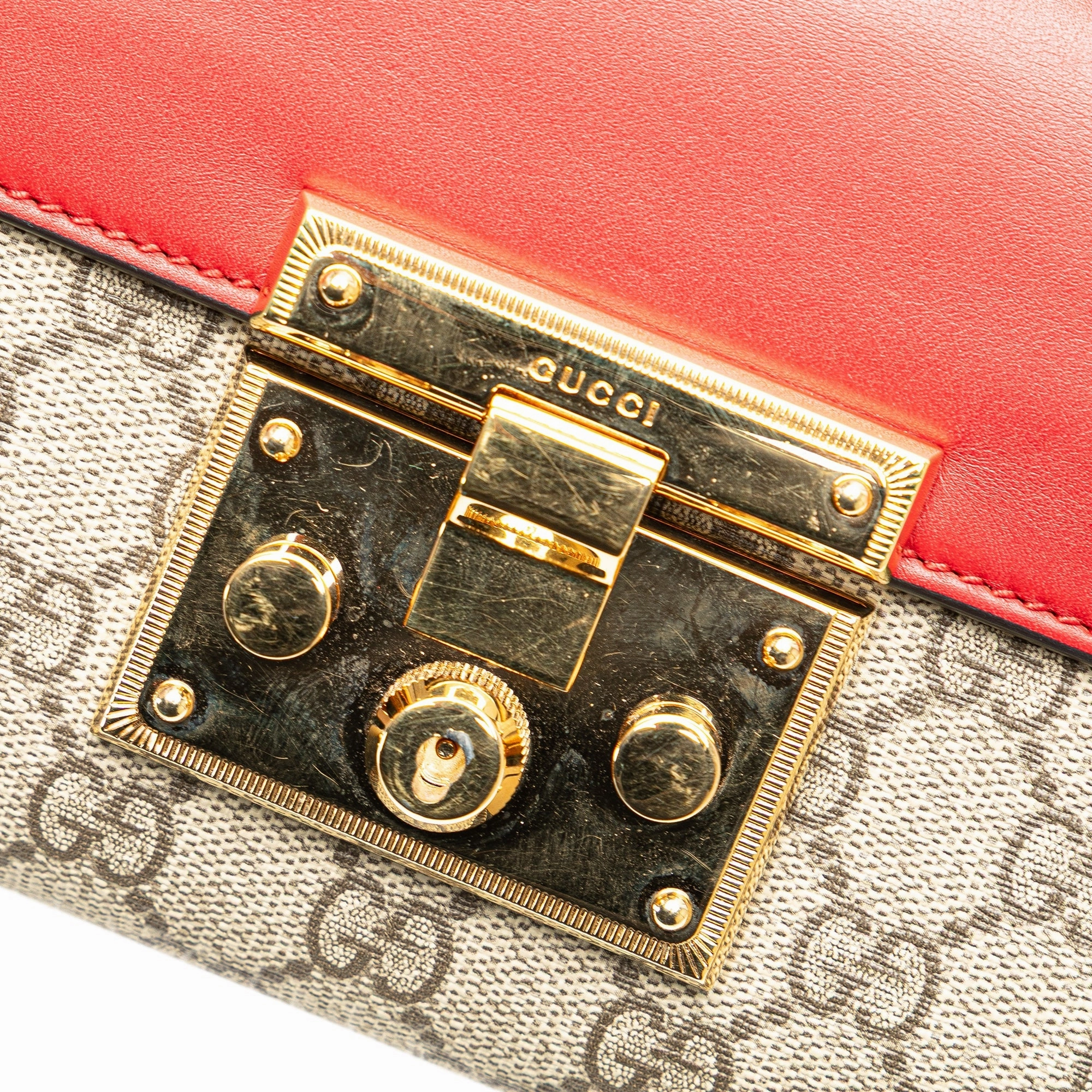 Small GG Supreme Padlock Crossbody