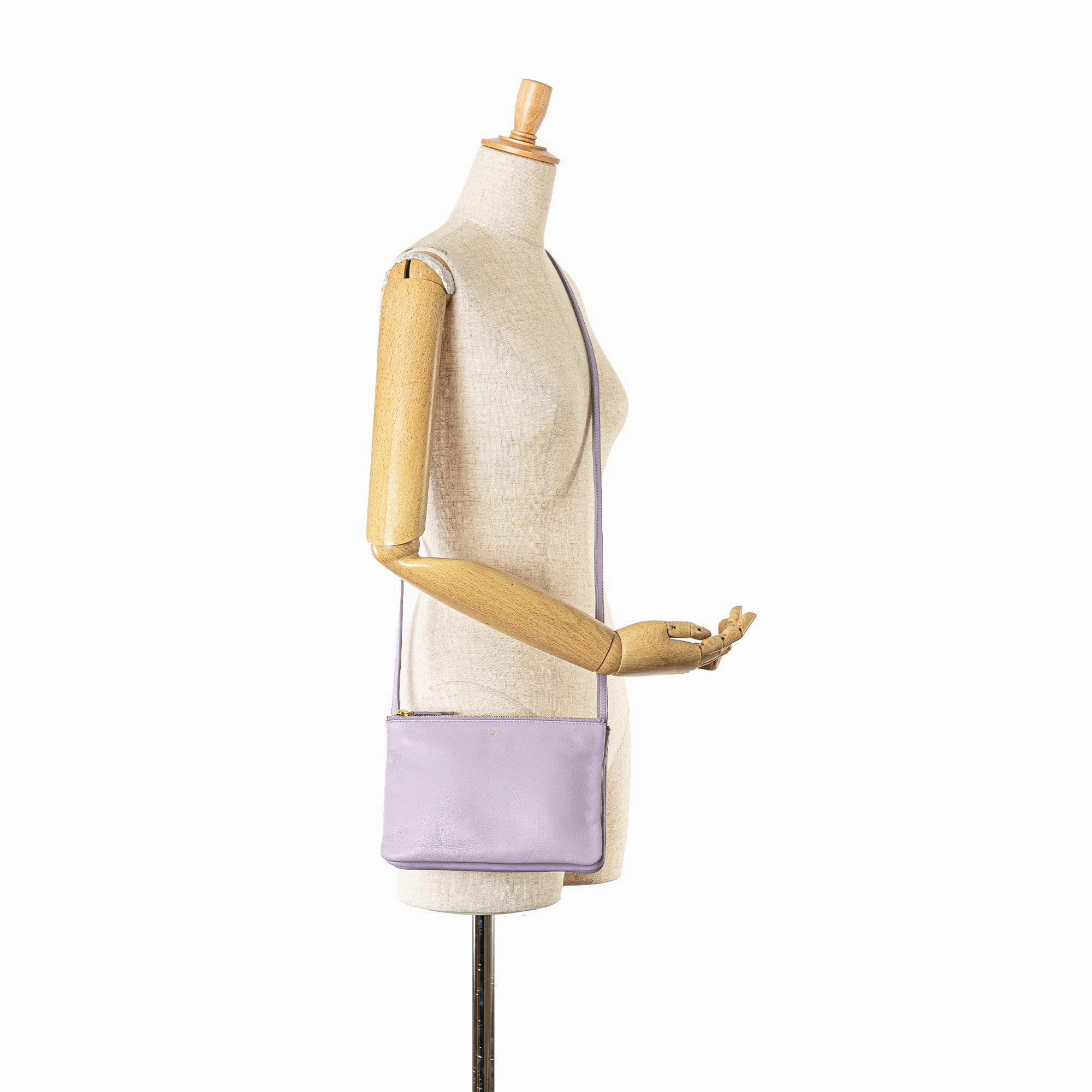Small Leather Trio Crossbody