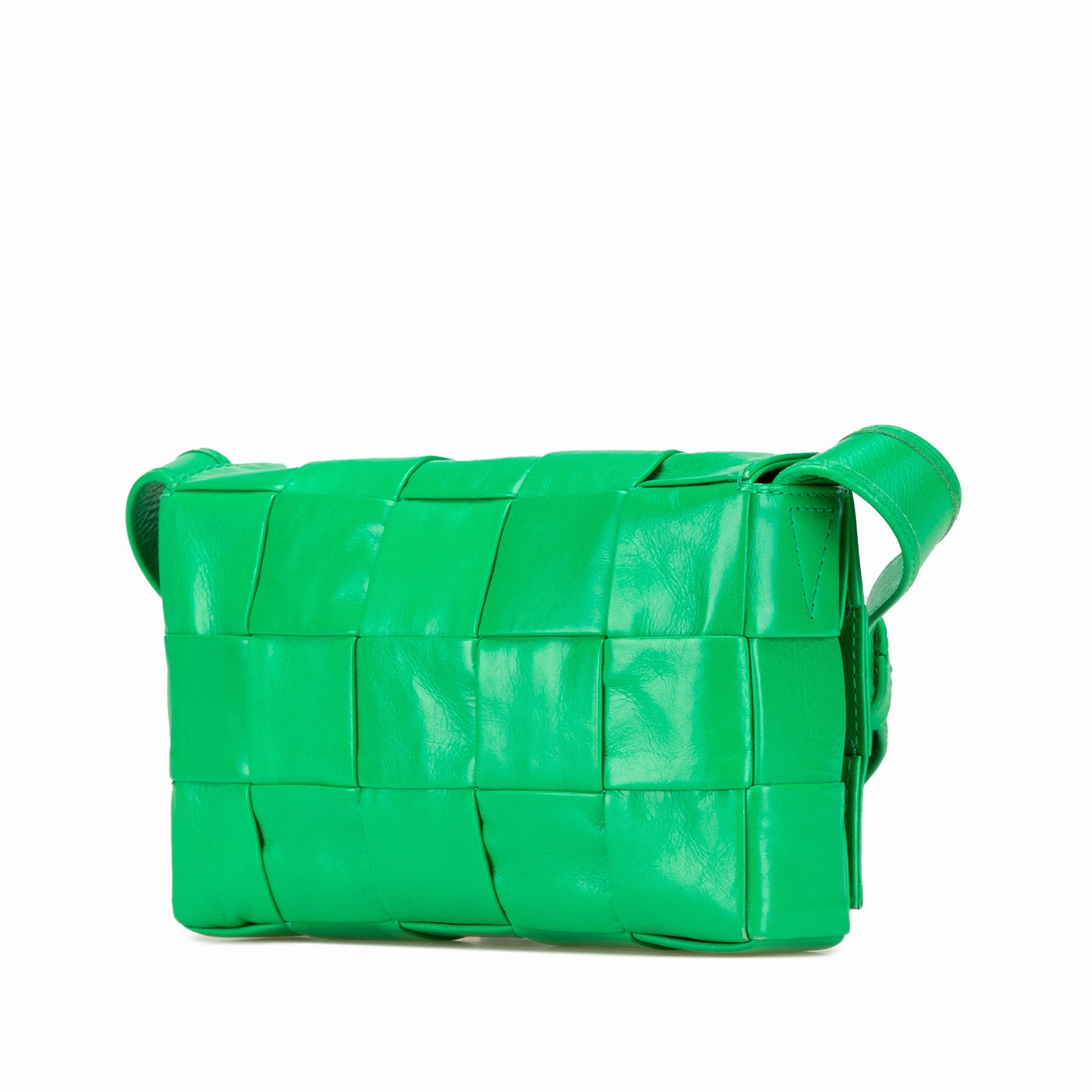 Small Nappa Intrecciato Cassette Crossbody