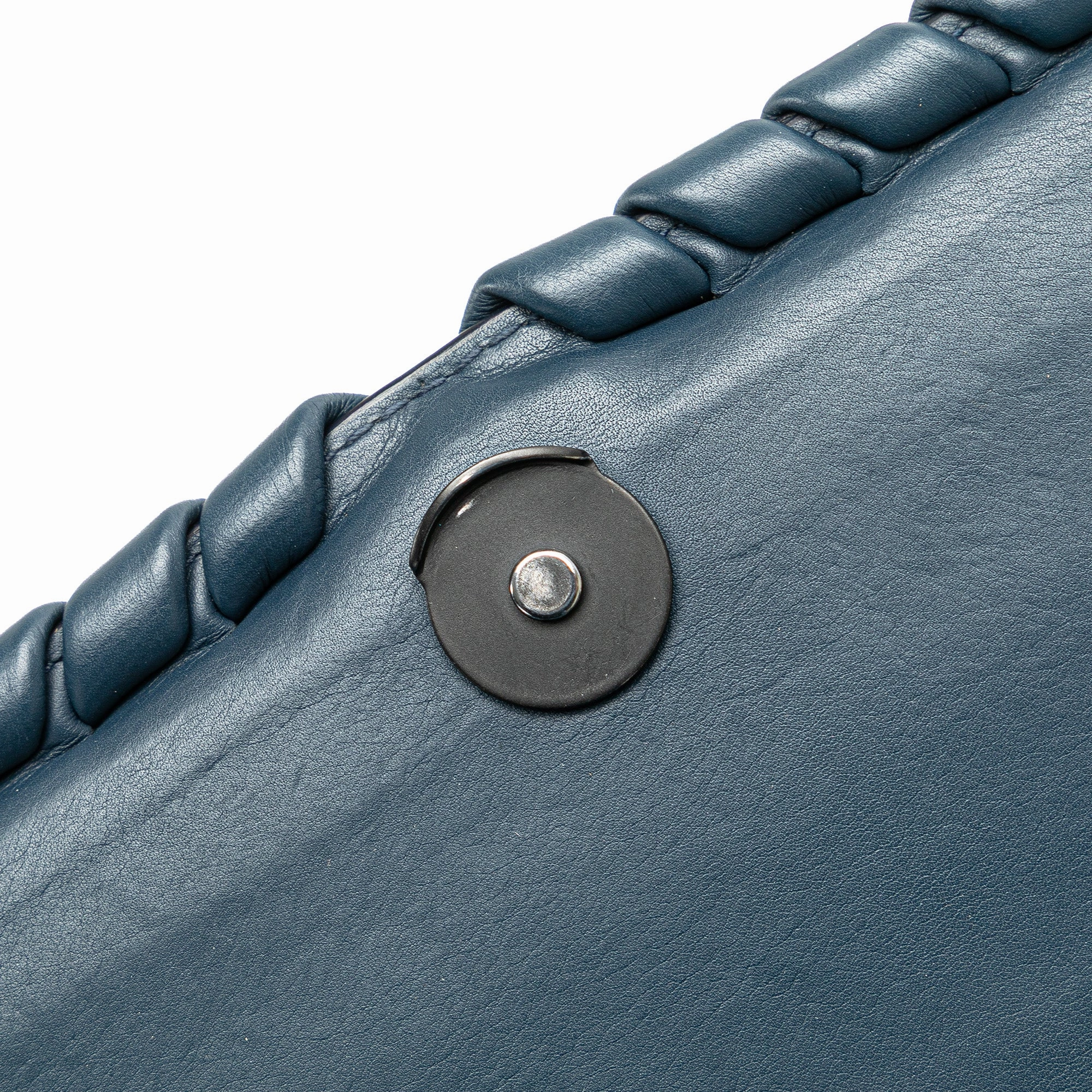 Small Nappa Intrecciato Stitched Olimpia Shoulder Bag