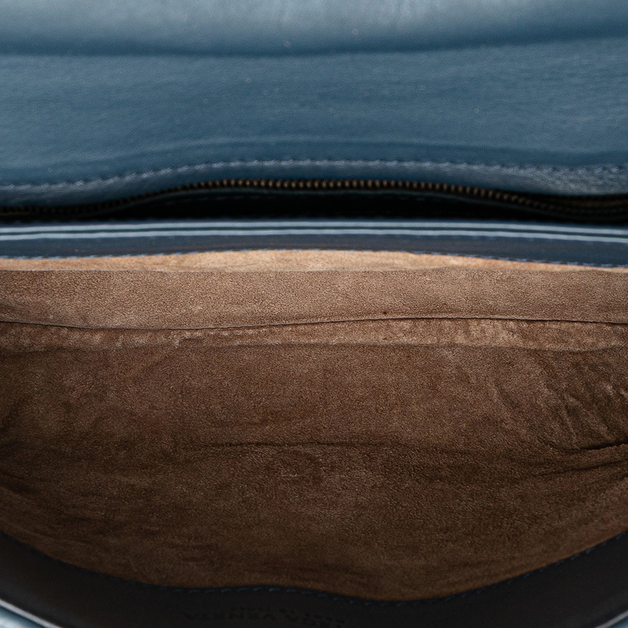 Small Nappa Intrecciato Stitched Olimpia Shoulder Bag