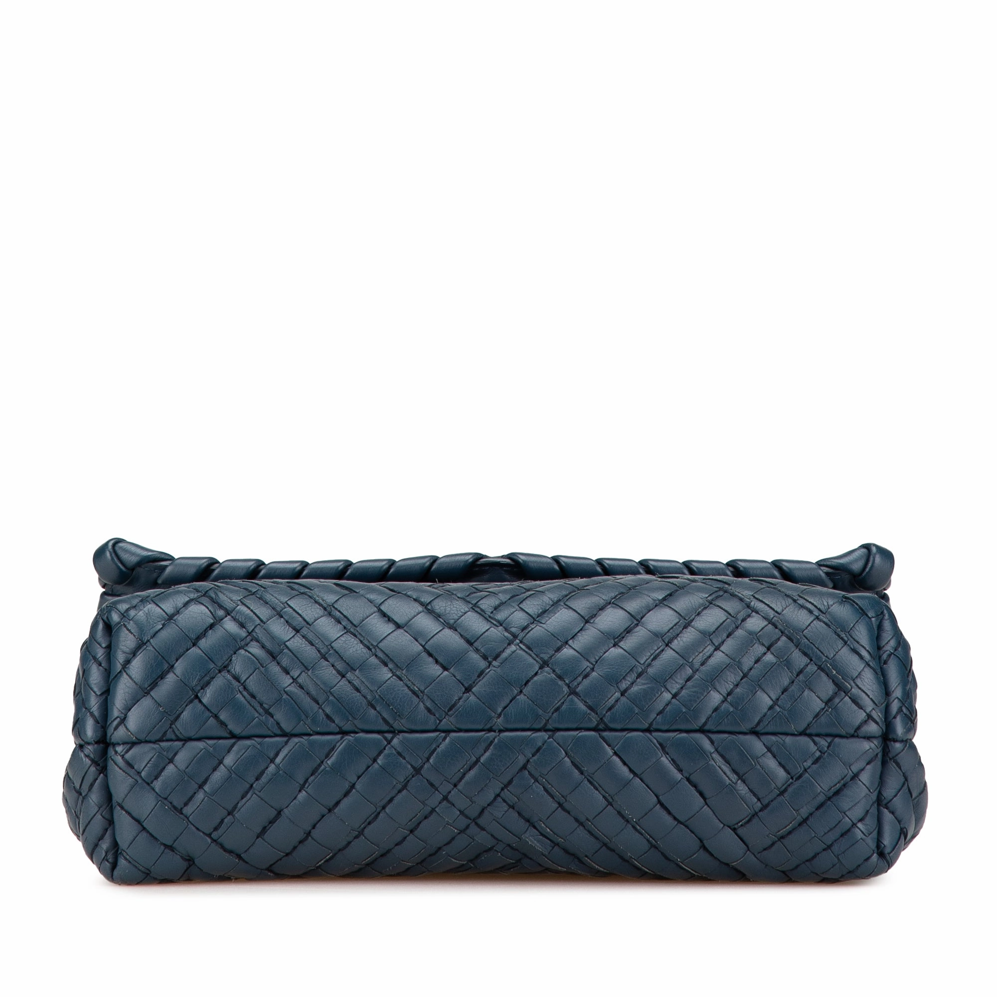 Small Nappa Intrecciato Stitched Olimpia Shoulder Bag
