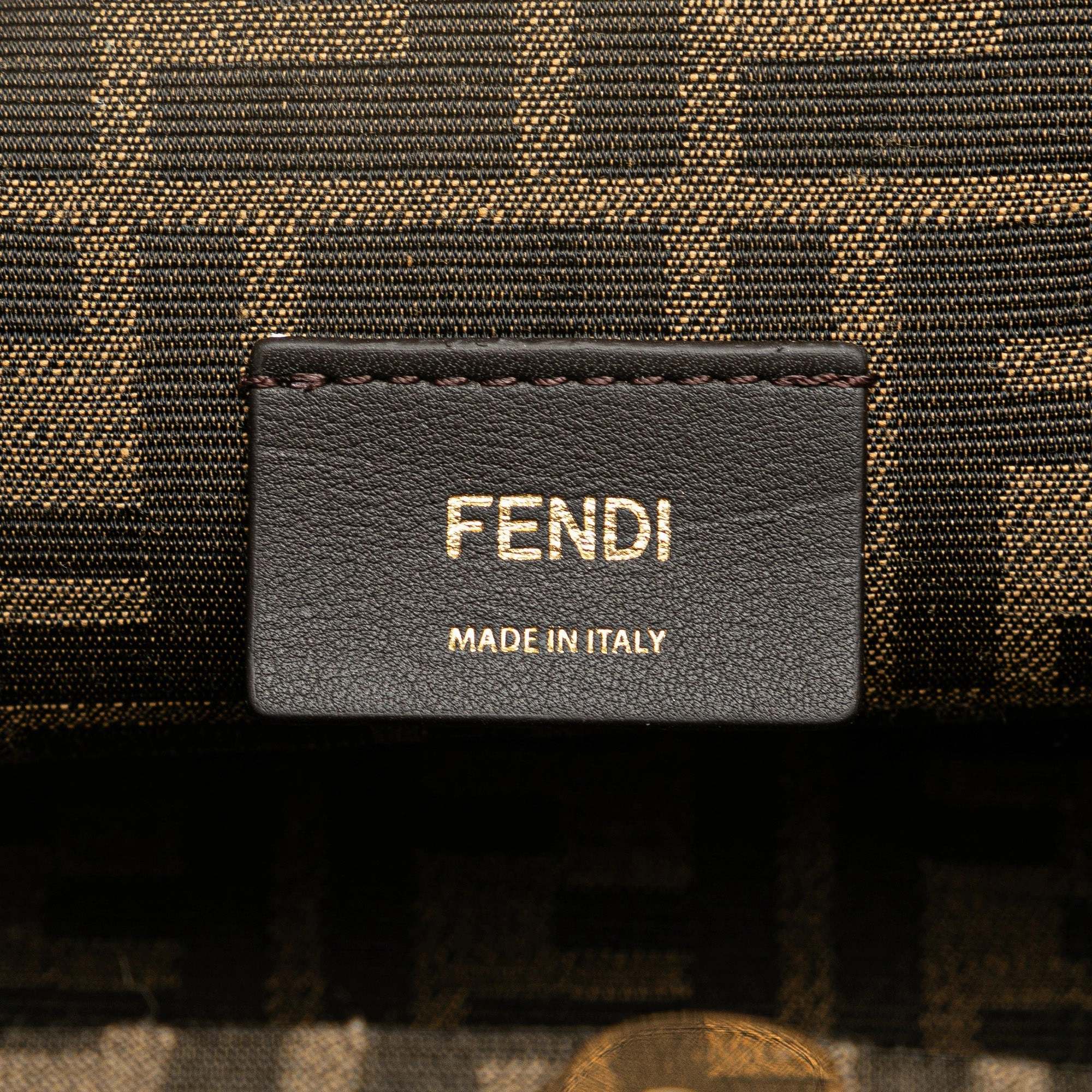 Small Shiny Nappa Fendi First Crossbody