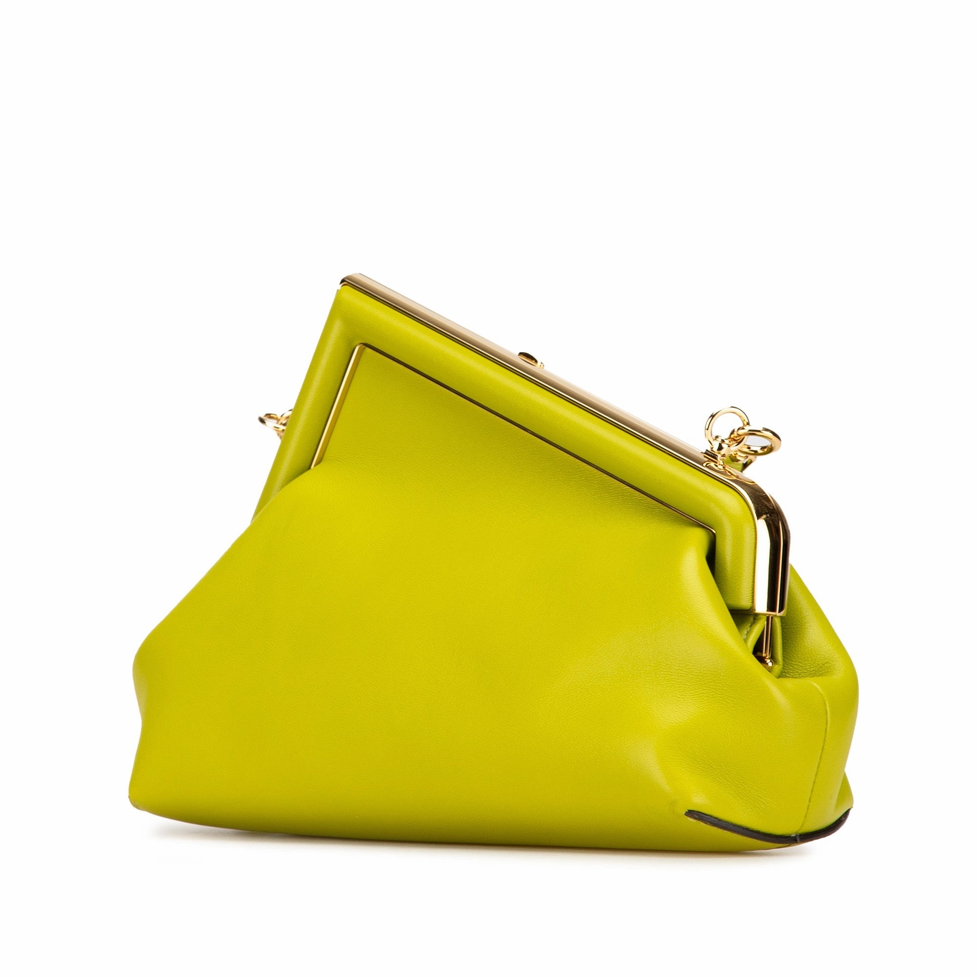 Small Shiny Nappa Fendi First Crossbody