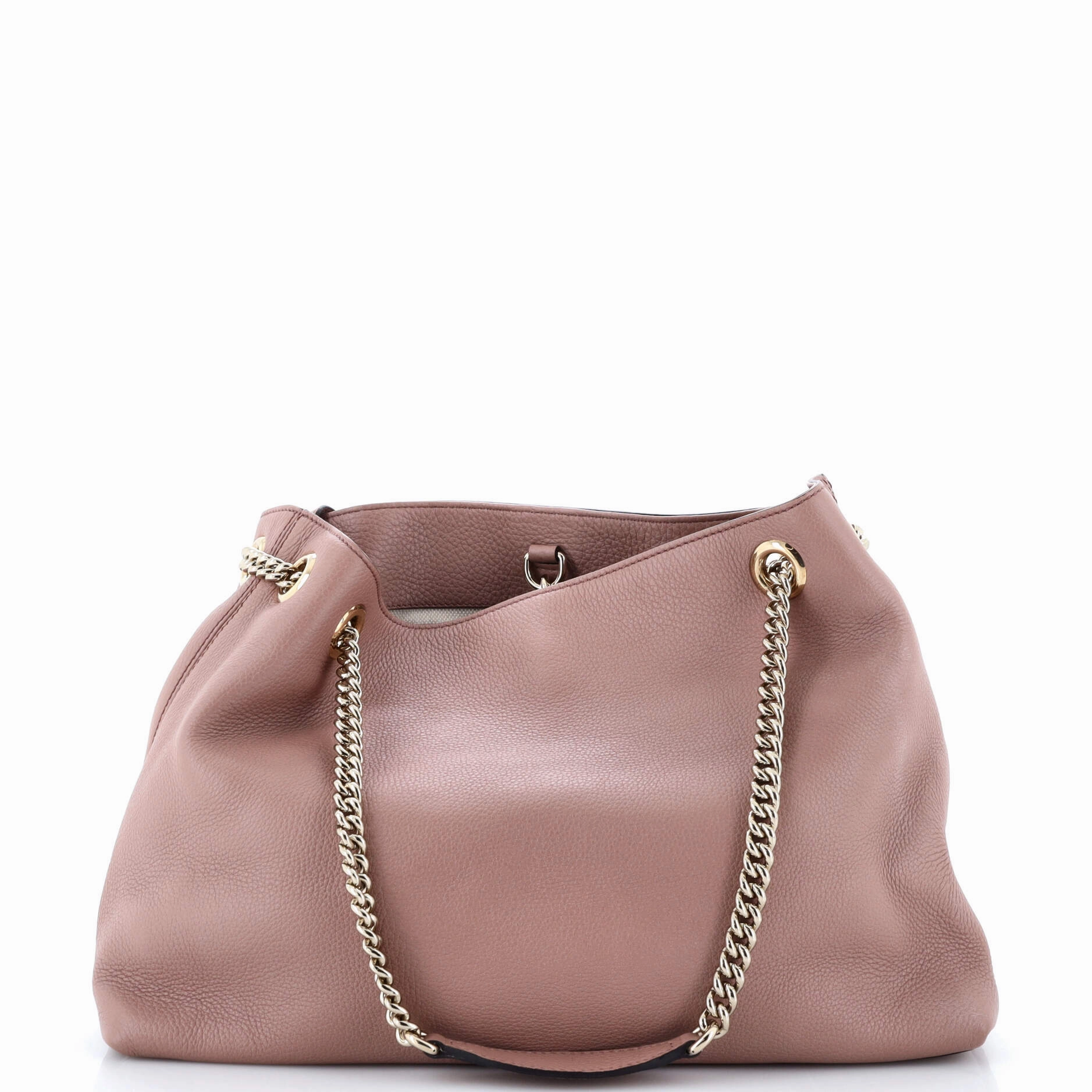 Soho Chain Strap Shoulder Bag Leather Medium