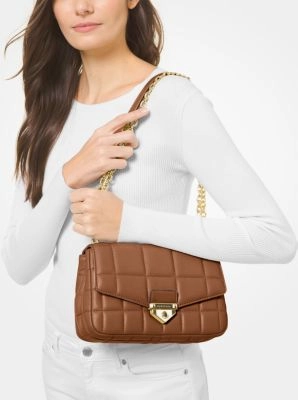 SoHo Large Quilted Leather Shoulder Bag