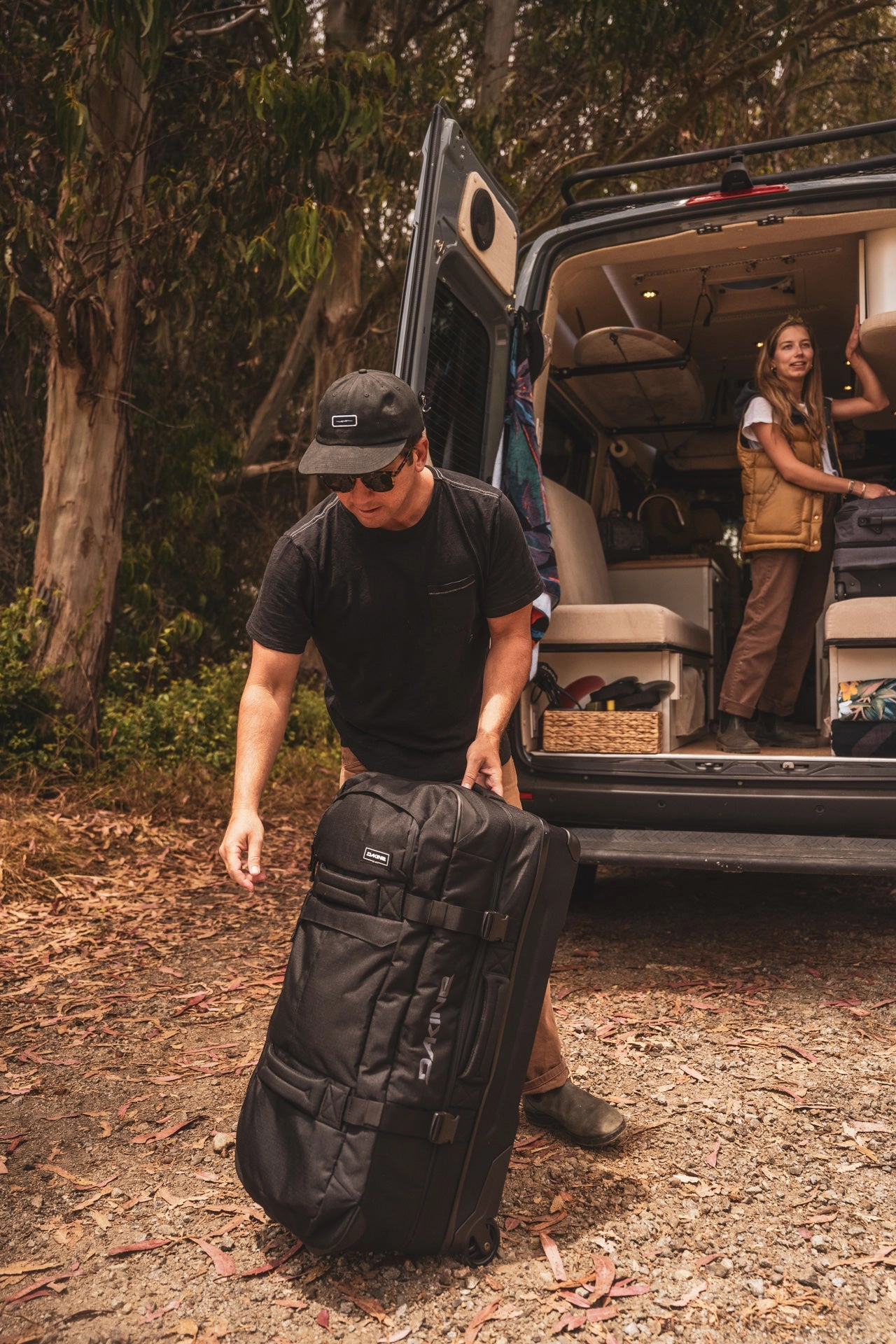 Split Roller Bag 85L - Dark Stargazer