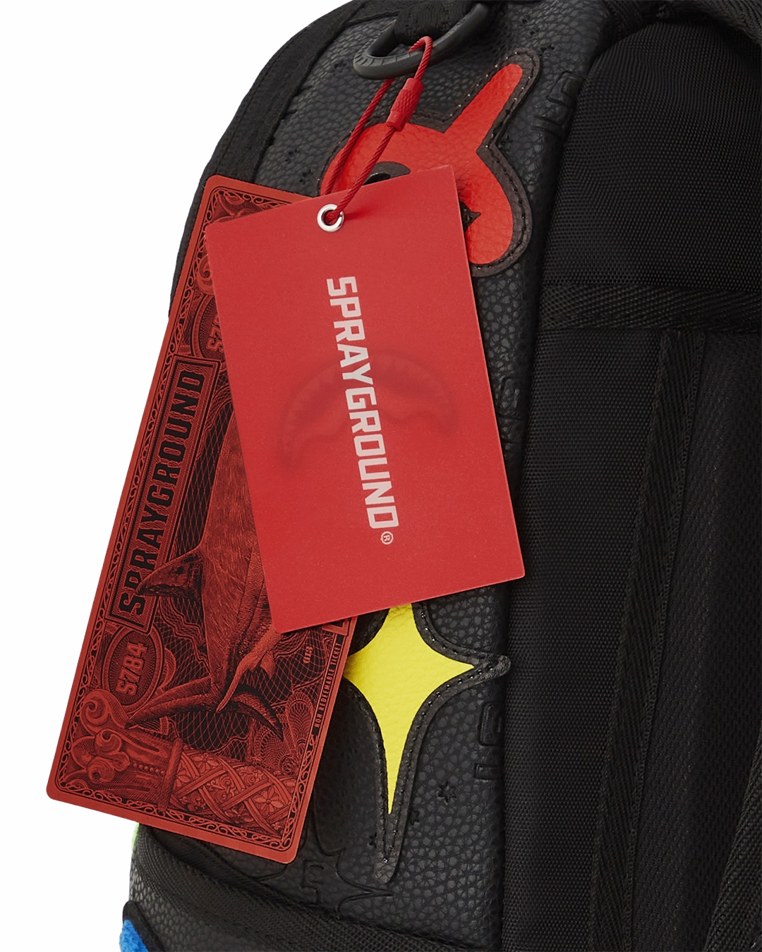 Sprayground DLXSV Backpack (Colorful Money Bear Cheneille)