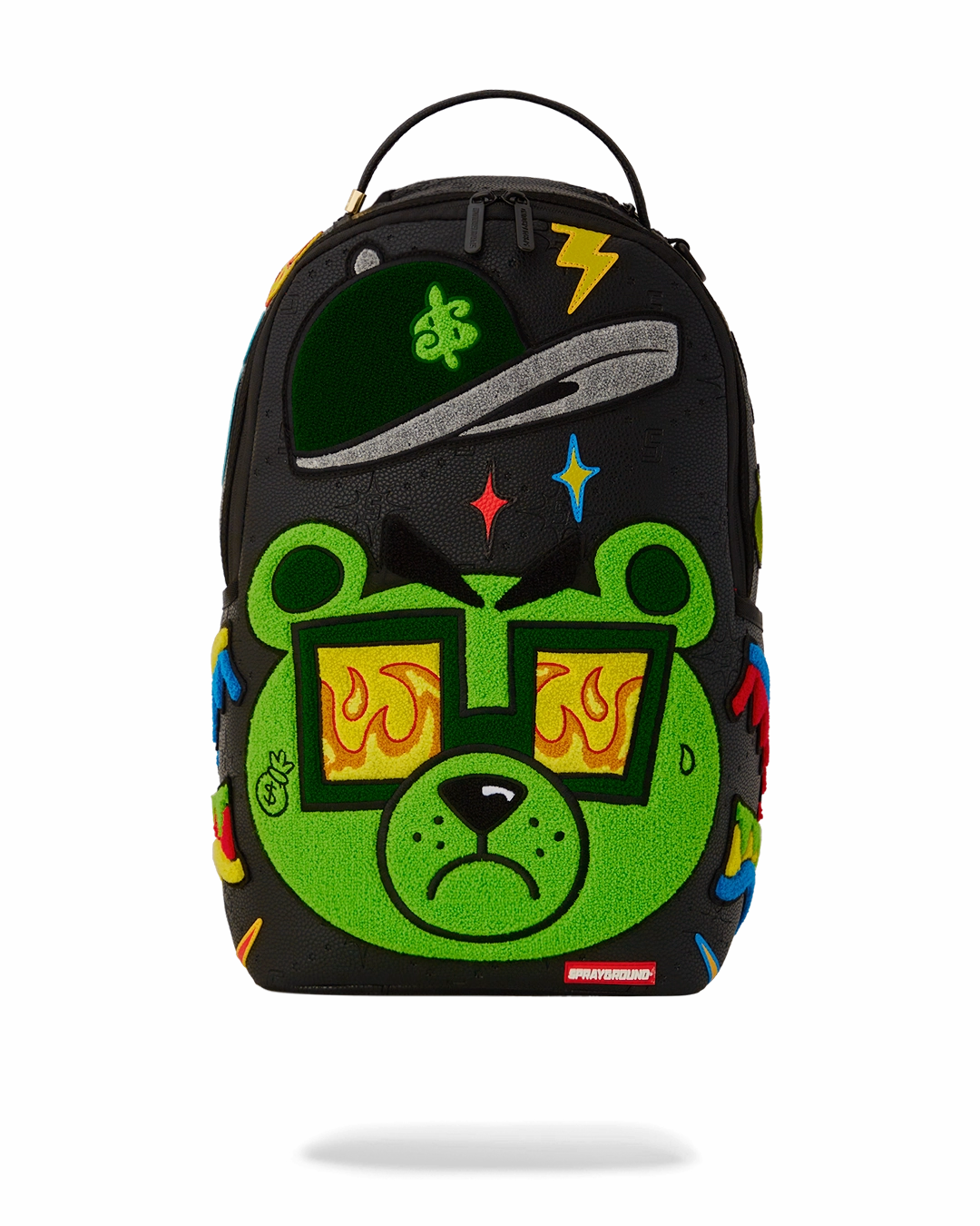 Sprayground DLXSV Backpack (Colorful Money Bear Cheneille)