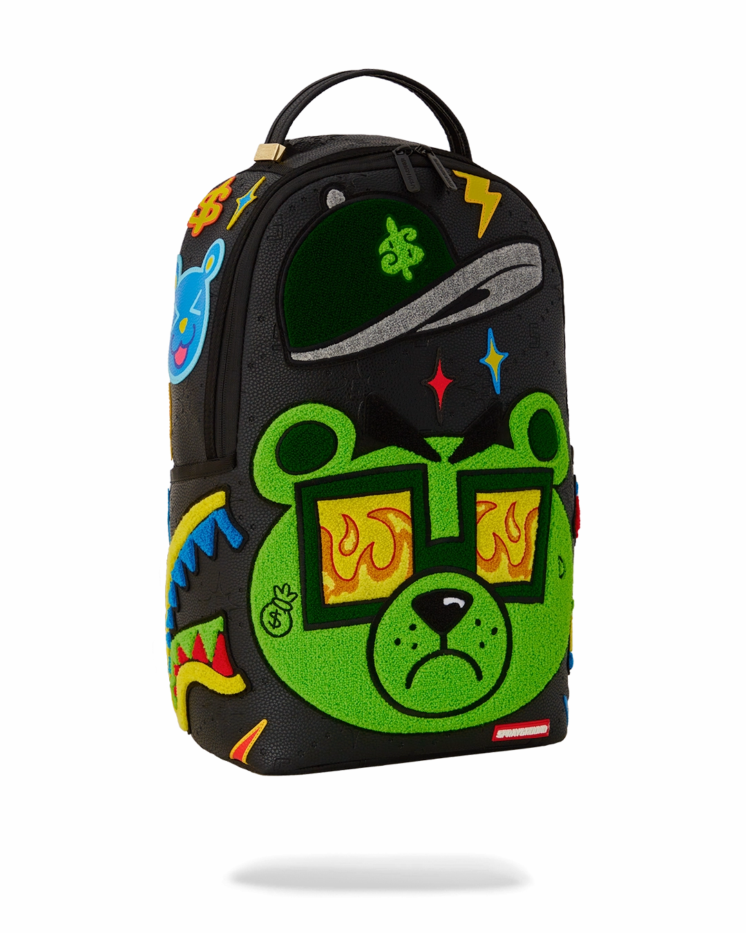 Sprayground DLXSV Backpack (Colorful Money Bear Cheneille)