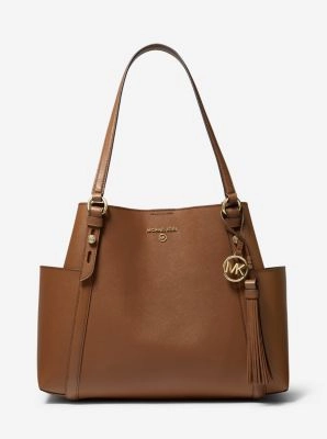 Sullivan Large Saffiano Leather Tote Bag