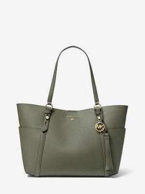 Sullivan Large Saffiano Leather Tote Bag