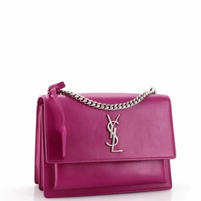 Sunset Crossbody Bag Leather Medium