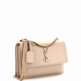 Sunset Crossbody Bag Leather Medium