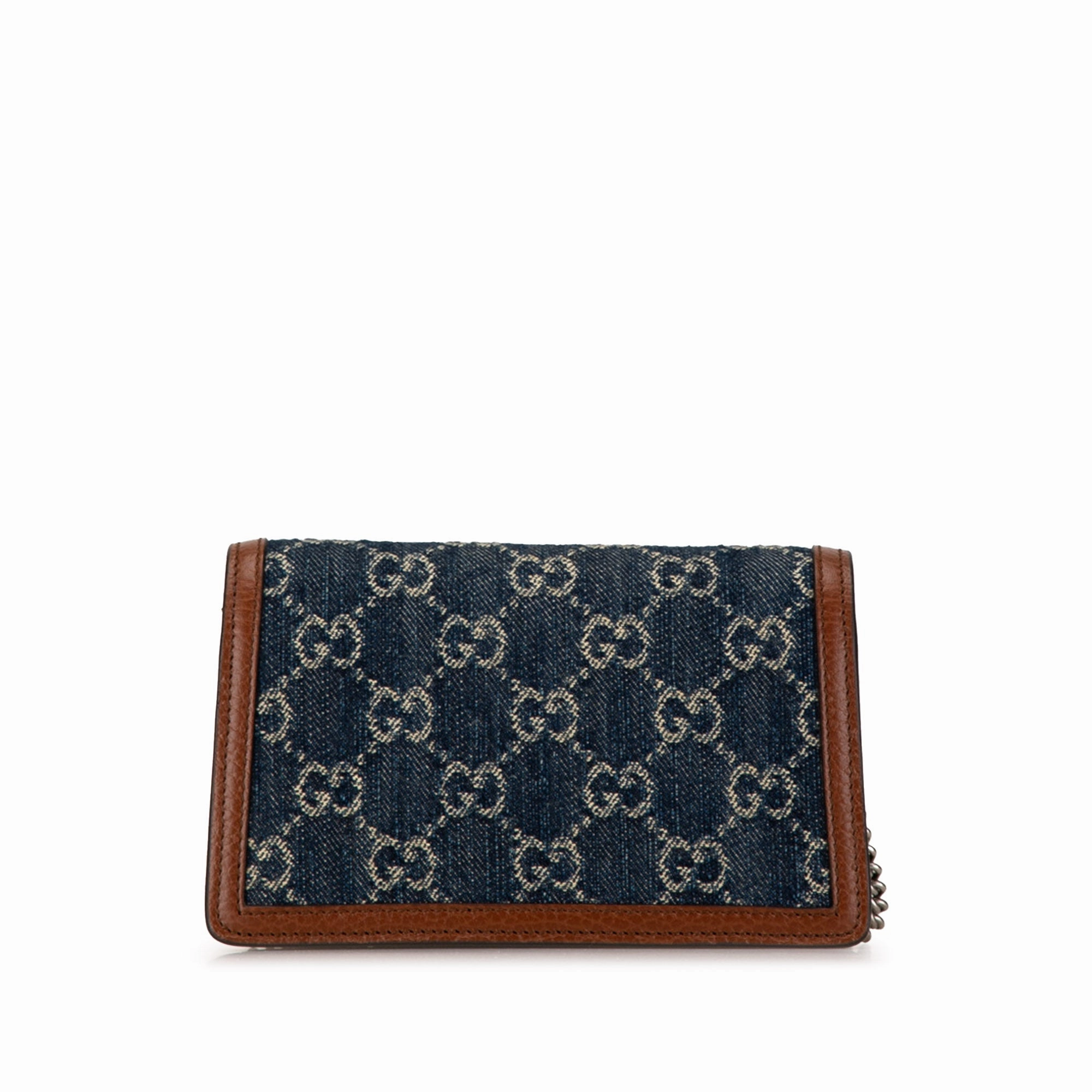 Super Mini GG Denim Dionysus Crossbody