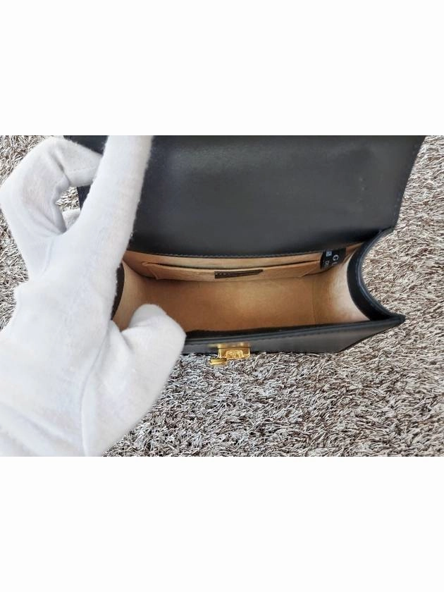 Sylvie leather ribbon shoulder bag