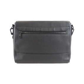 Takeoff Leather Shoulder Bag with Dust Bag and Name Tag
