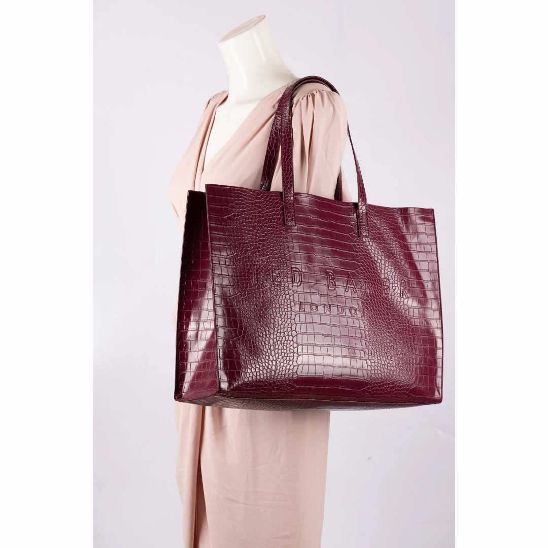 Ted Baker Allicon Mock Croc Icon Tote Bag