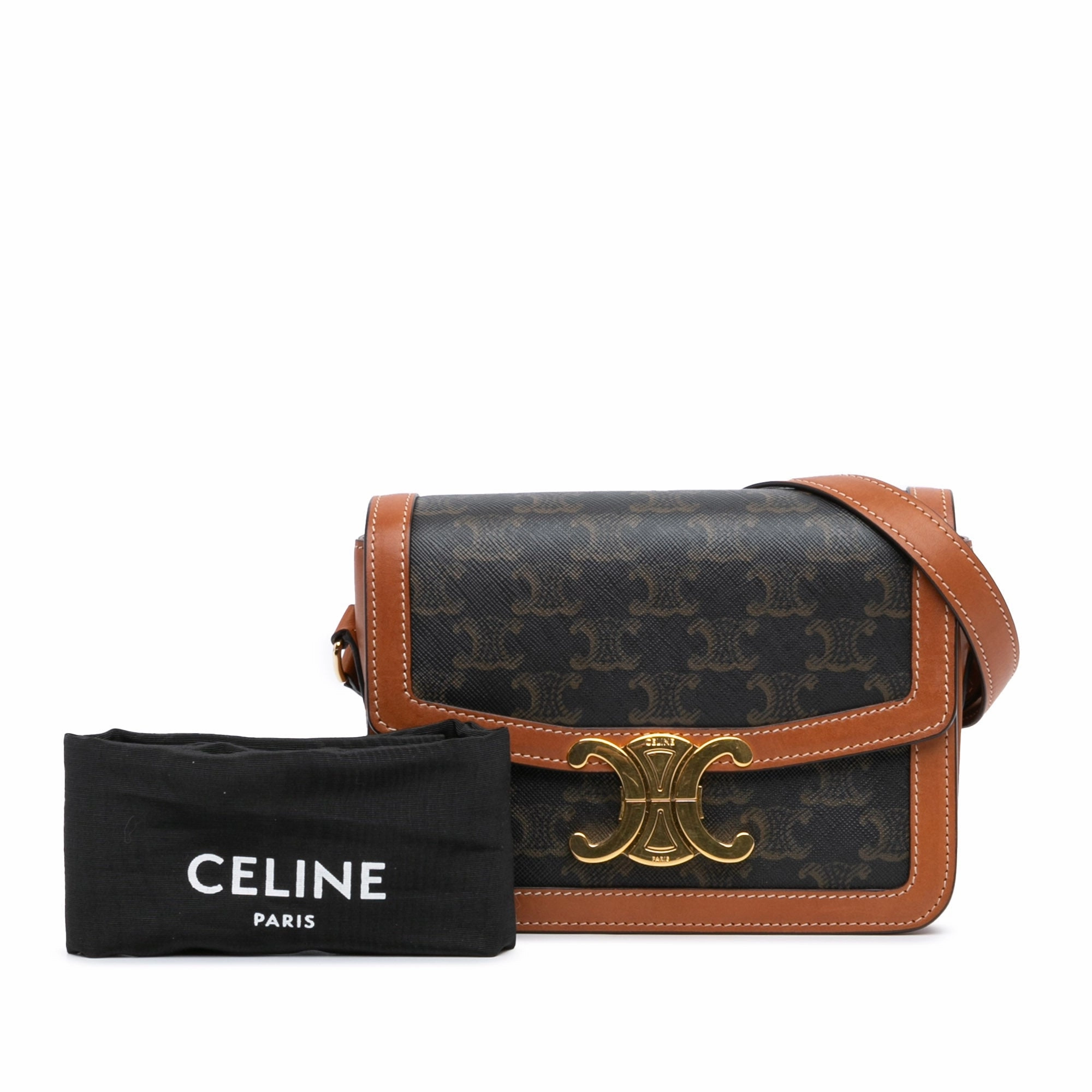 Teen Coated Canvas Triomphe Crossbody