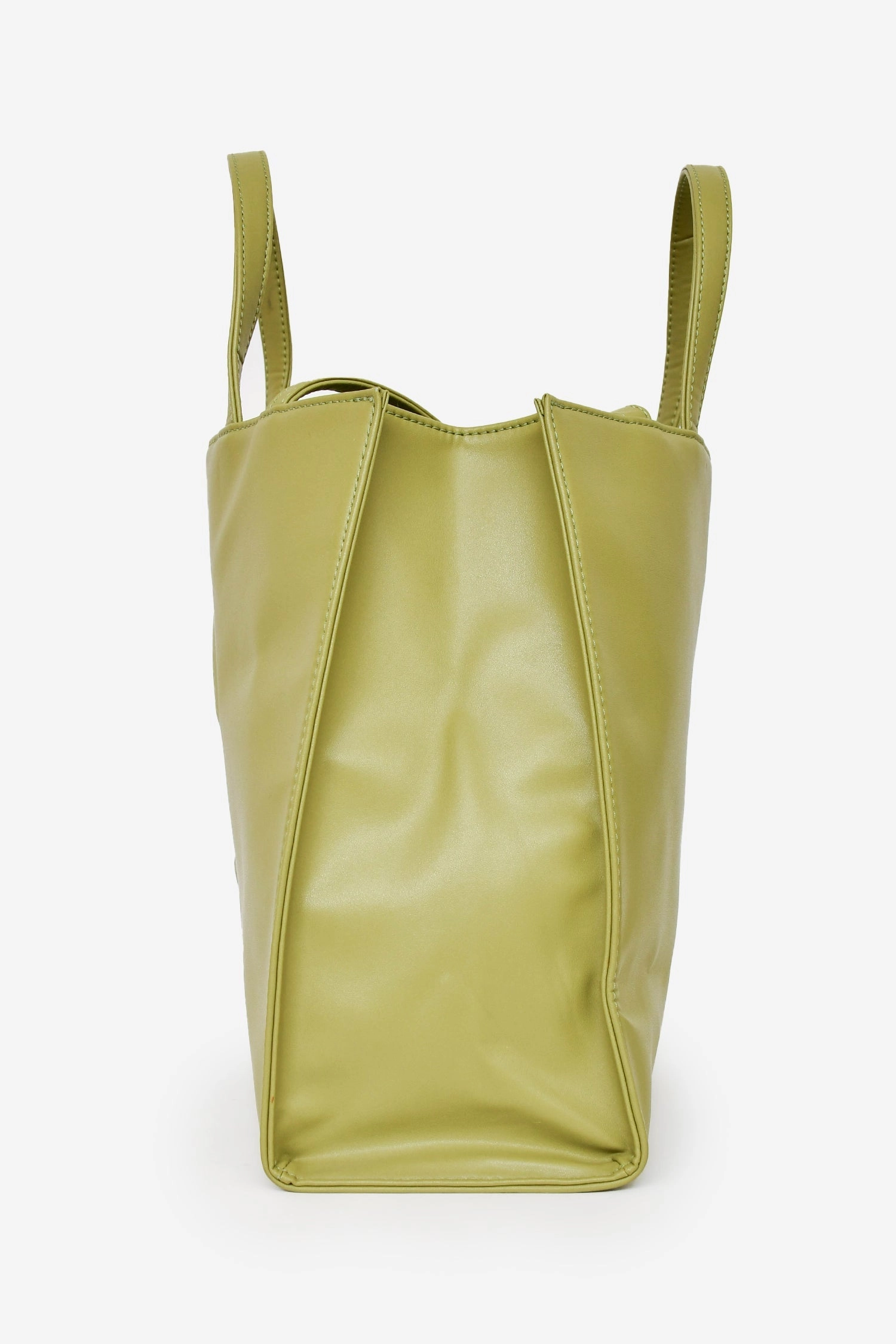 Telfar Green Faux Leather Medium Tote