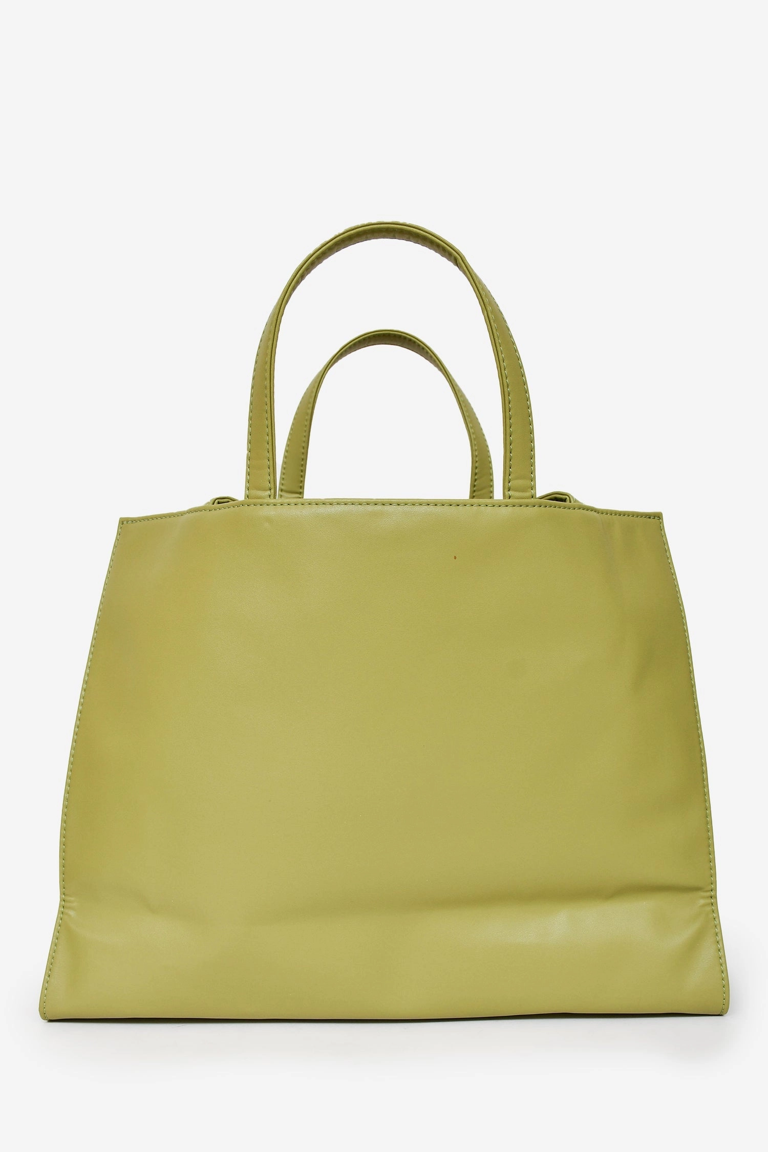 Telfar Green Faux Leather Medium Tote