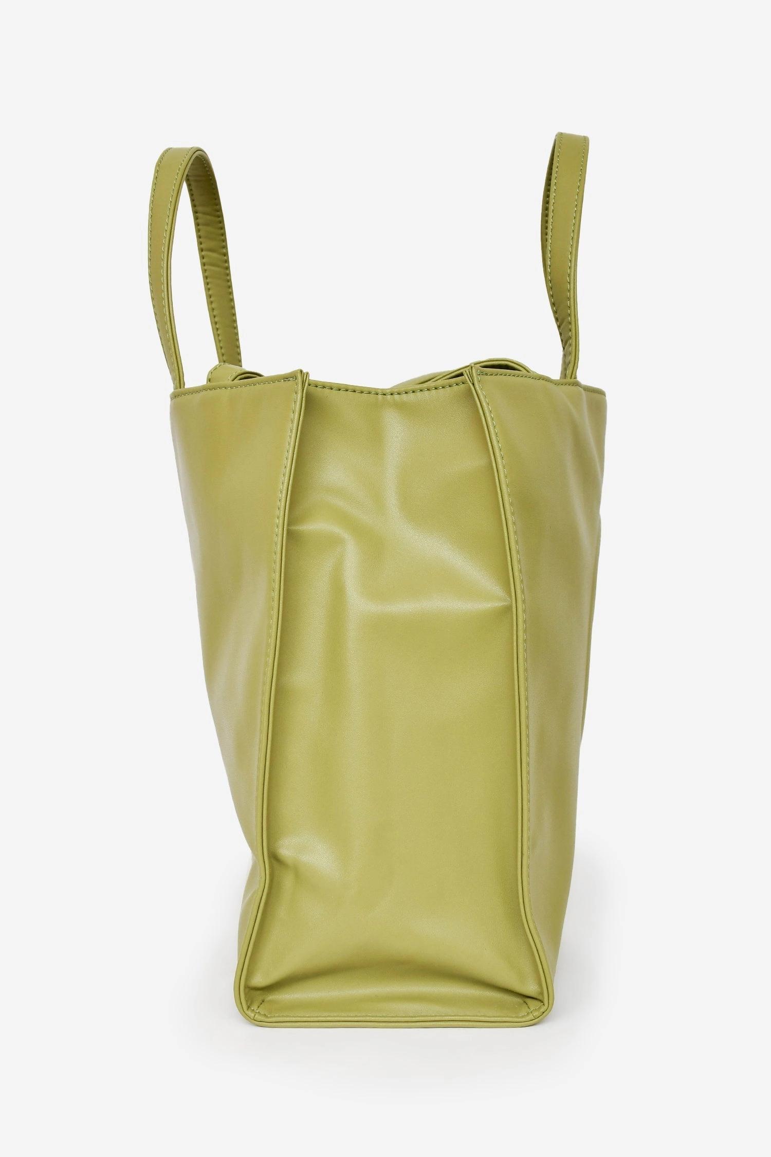 Telfar Green Faux Leather Medium Tote