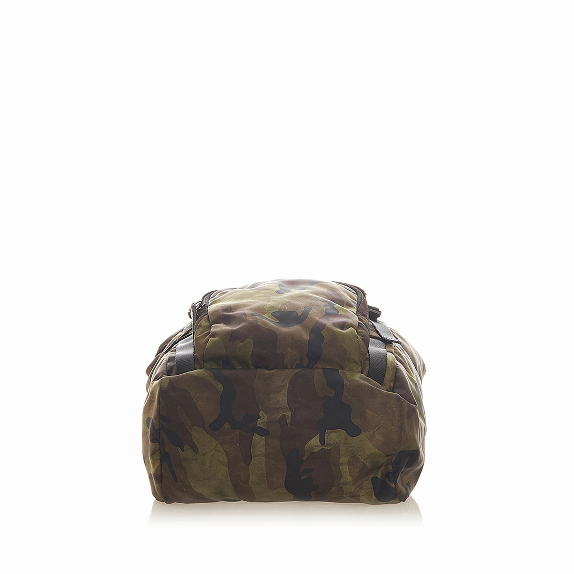 Tessuto Camouflage Backpack Green