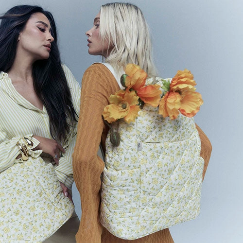 The Backpack Tote in Garden Party