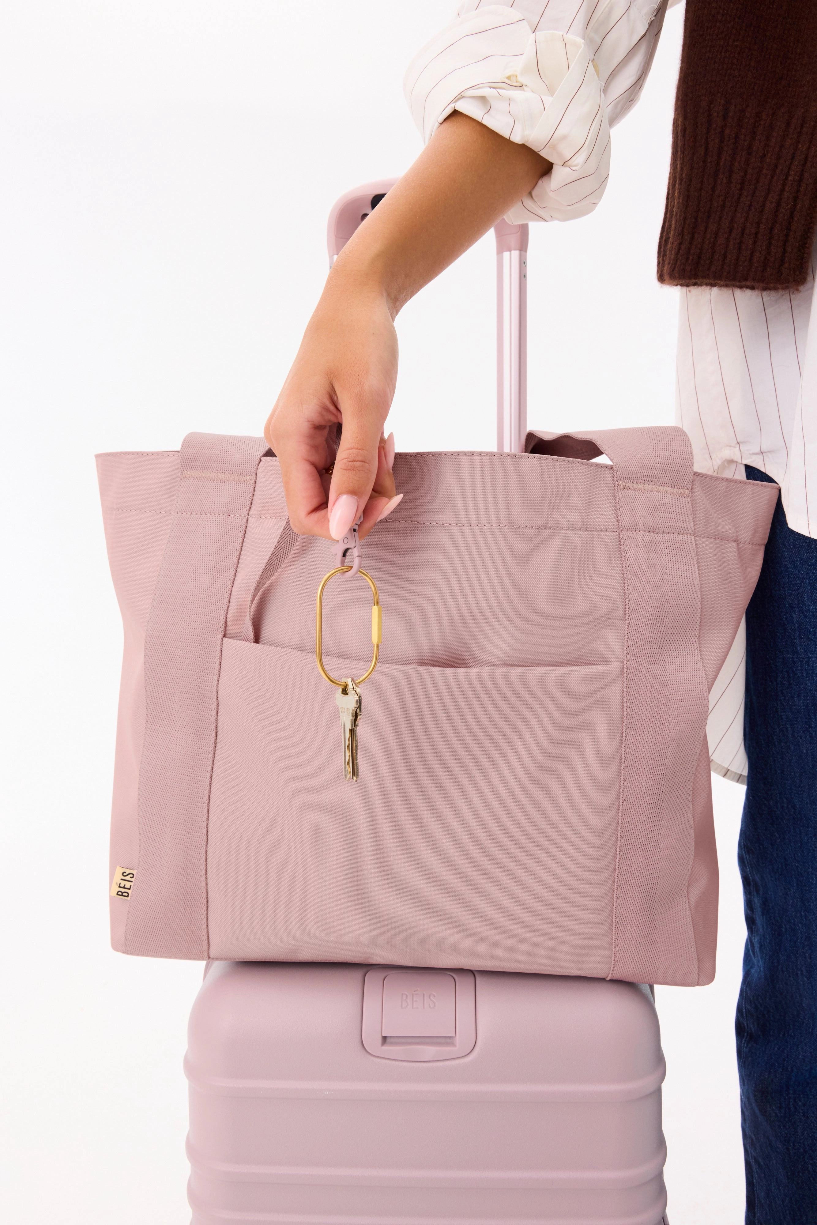 The BISics Tote in Atlas Pink