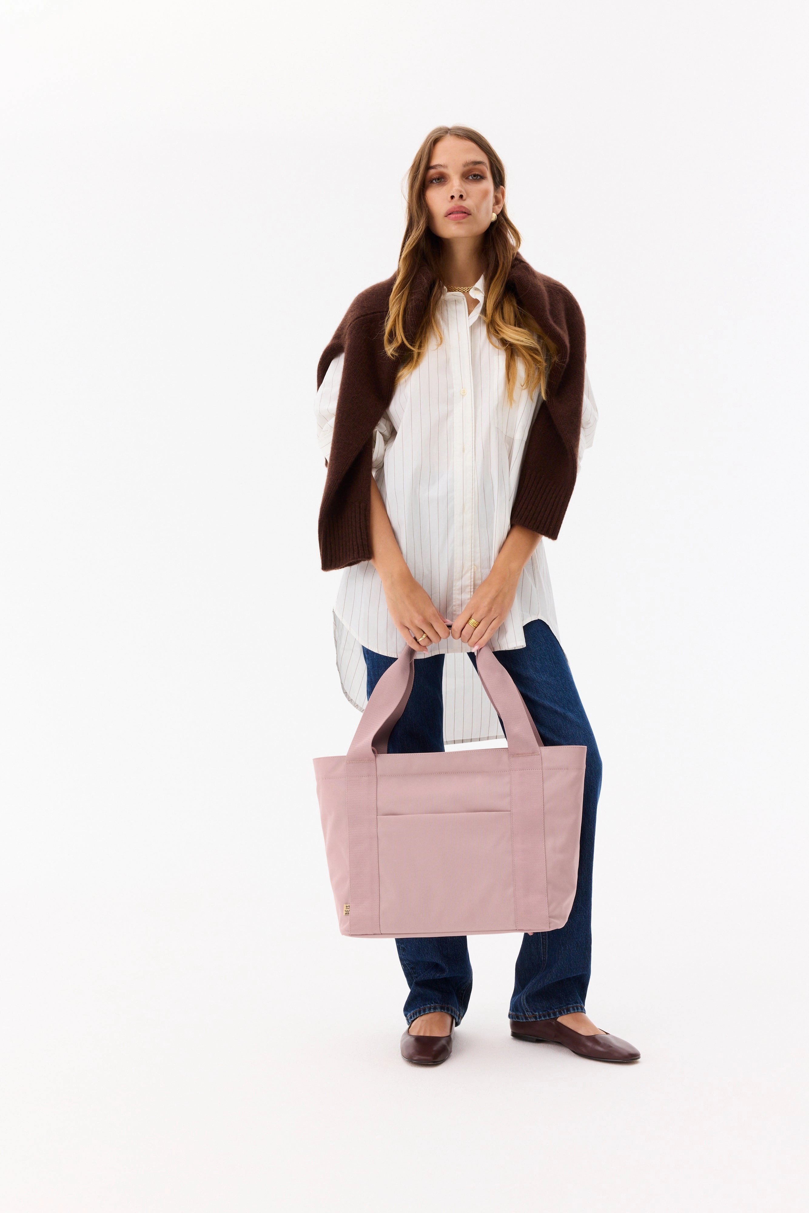 The BISics Tote in Atlas Pink