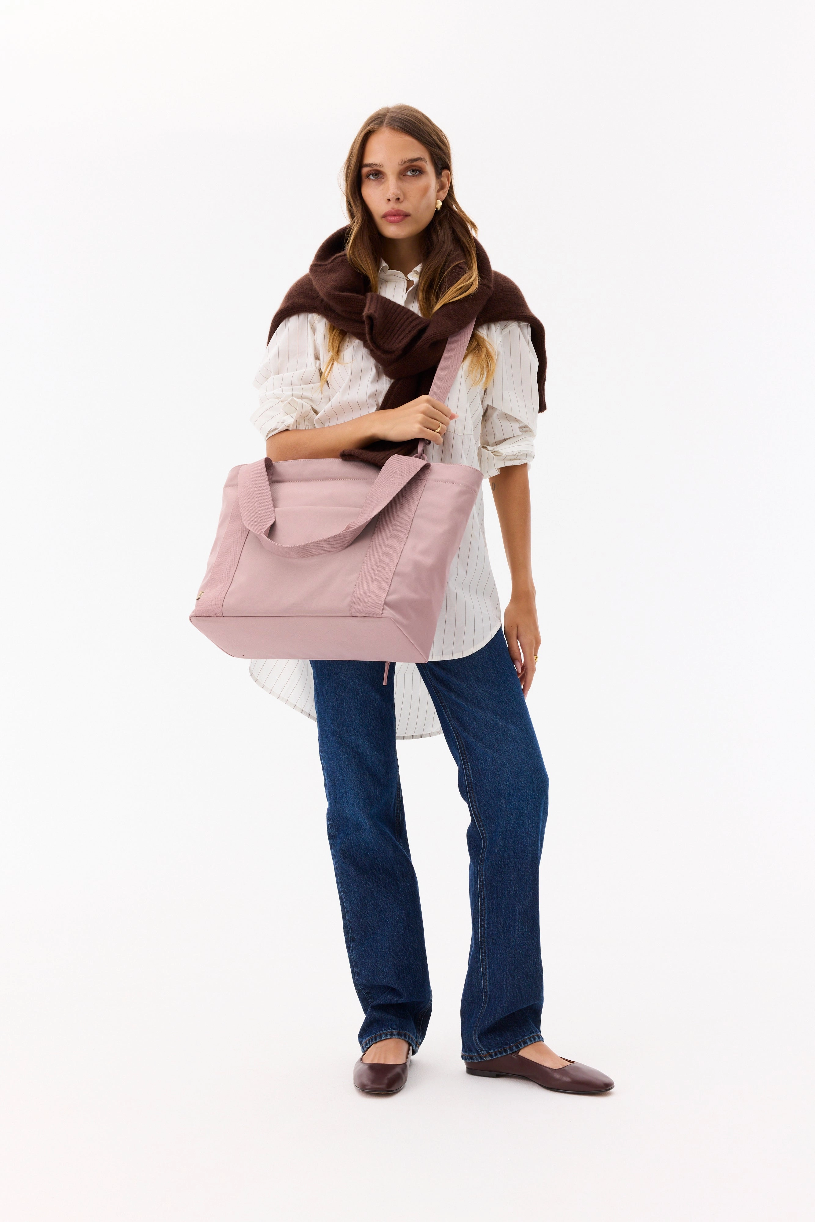 The BISics Tote in Atlas Pink