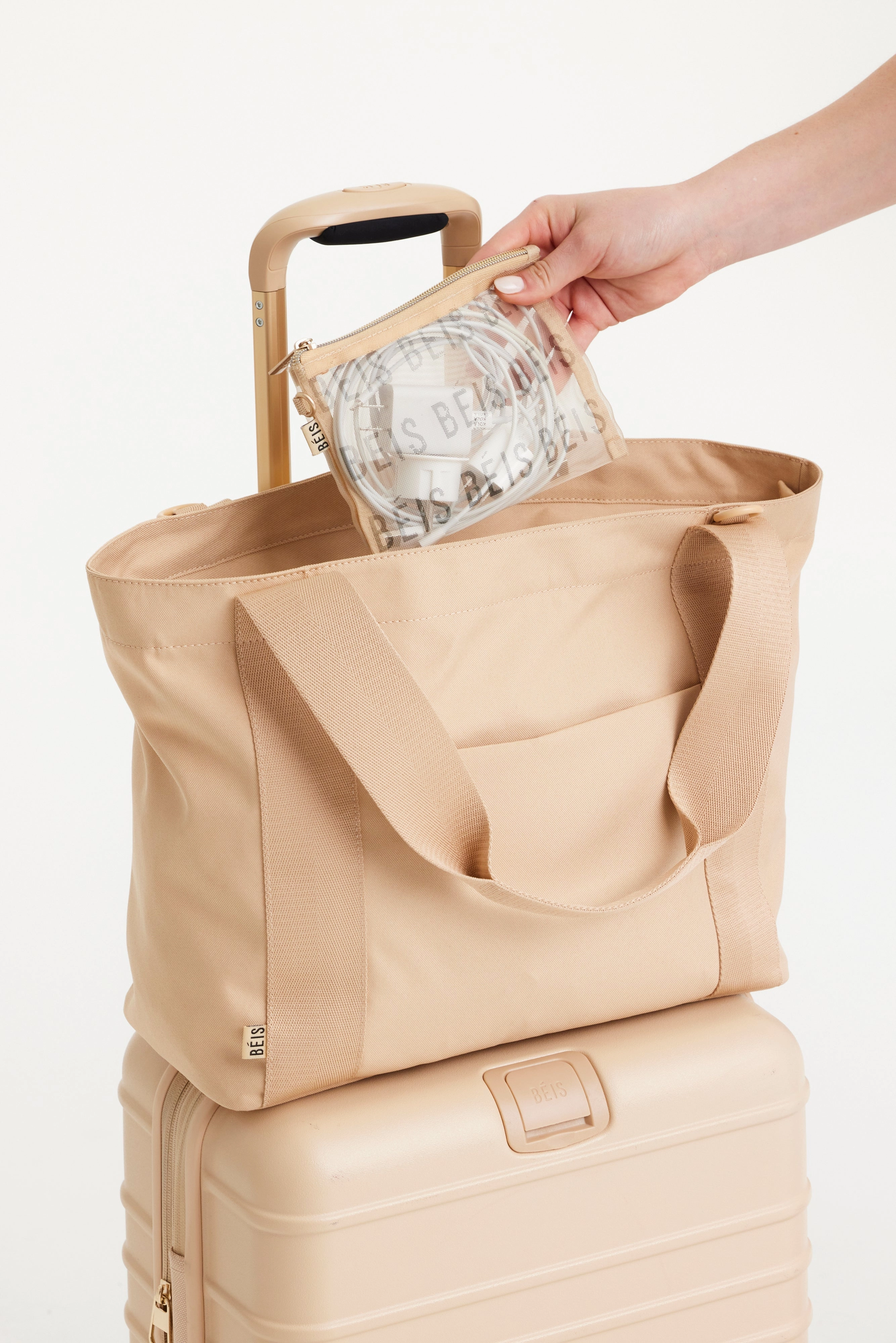 The BISics Tote in Beige