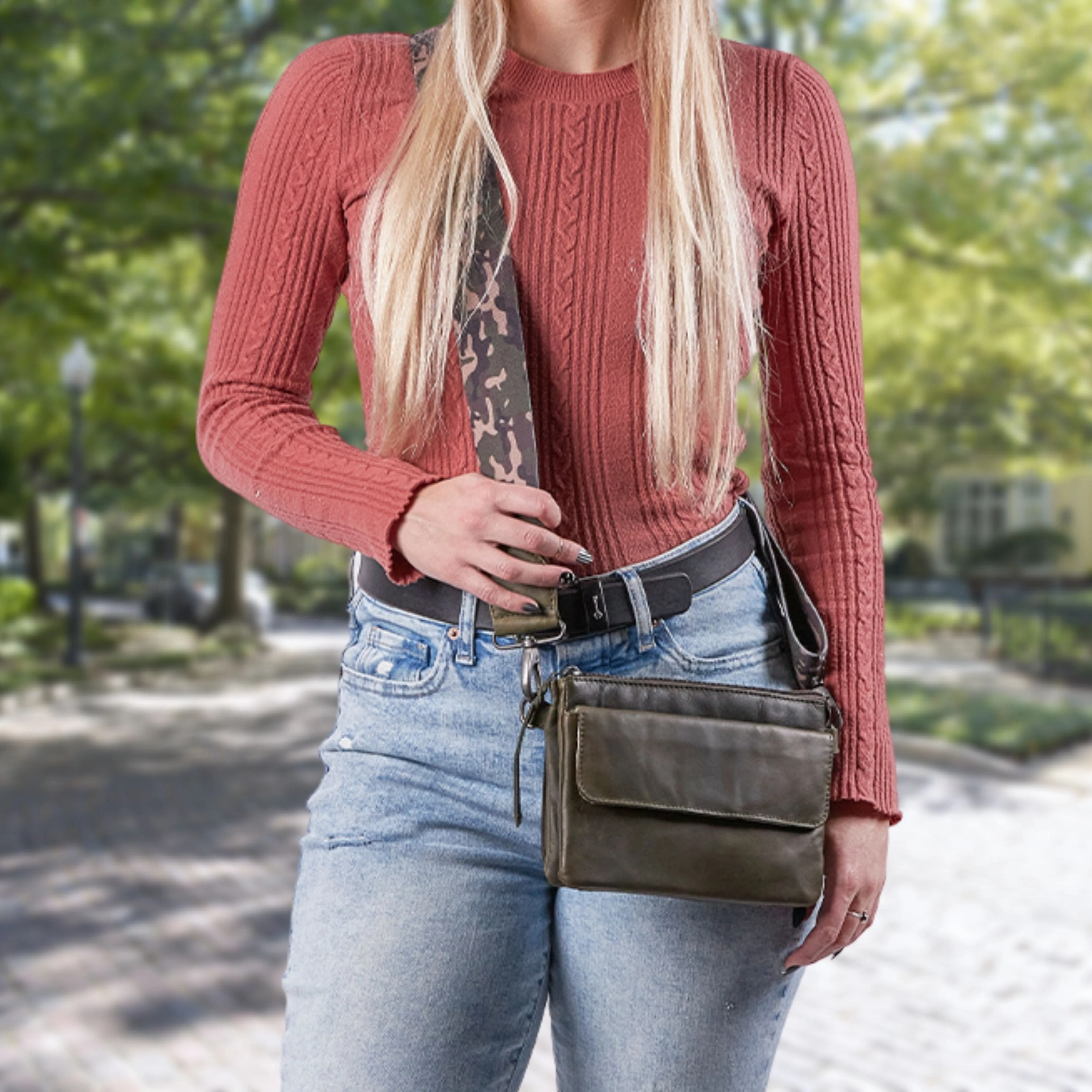 The Concealed Carry Natasha Crossbody by Lady Conceal