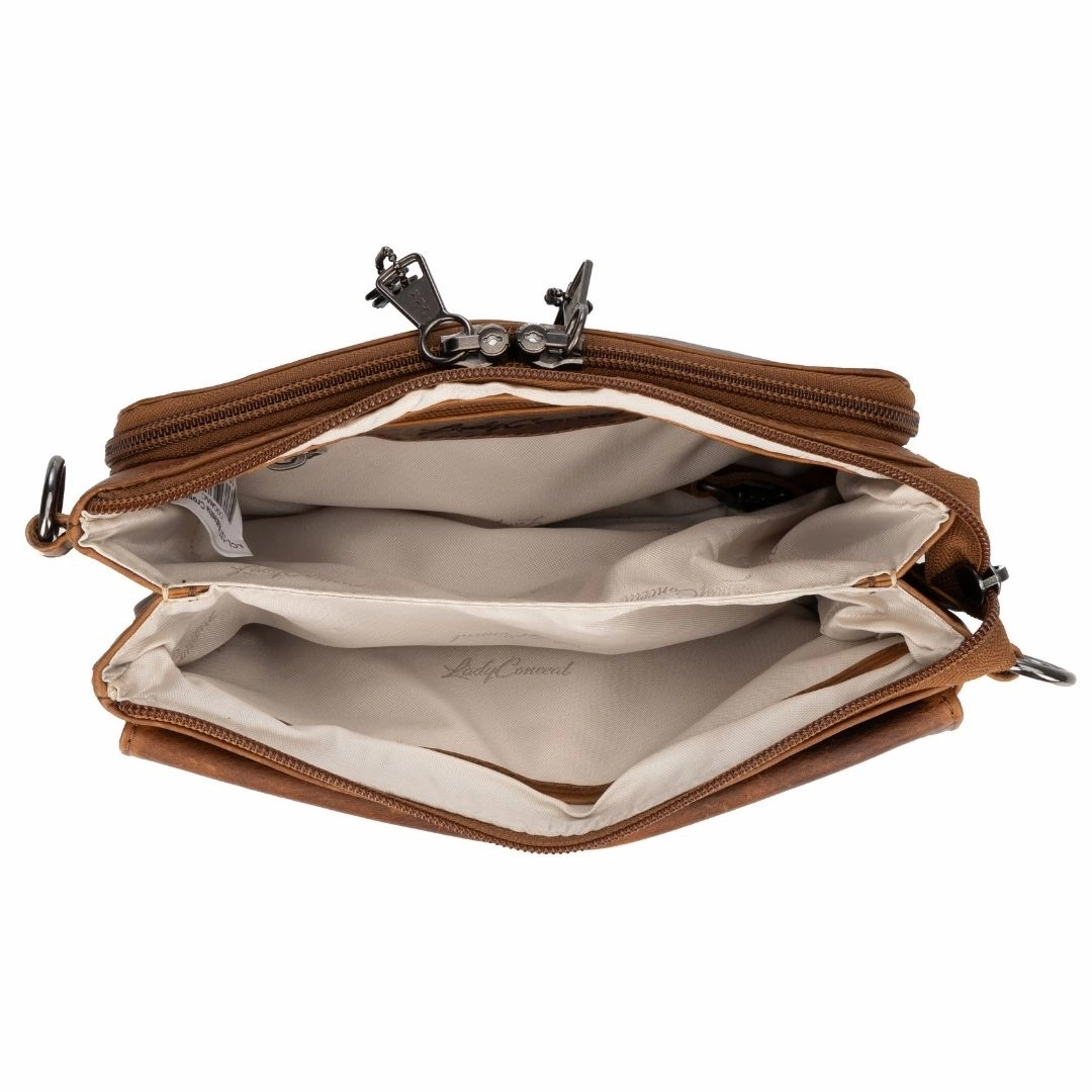 The Concealed Carry Natasha Crossbody by Lady Conceal
