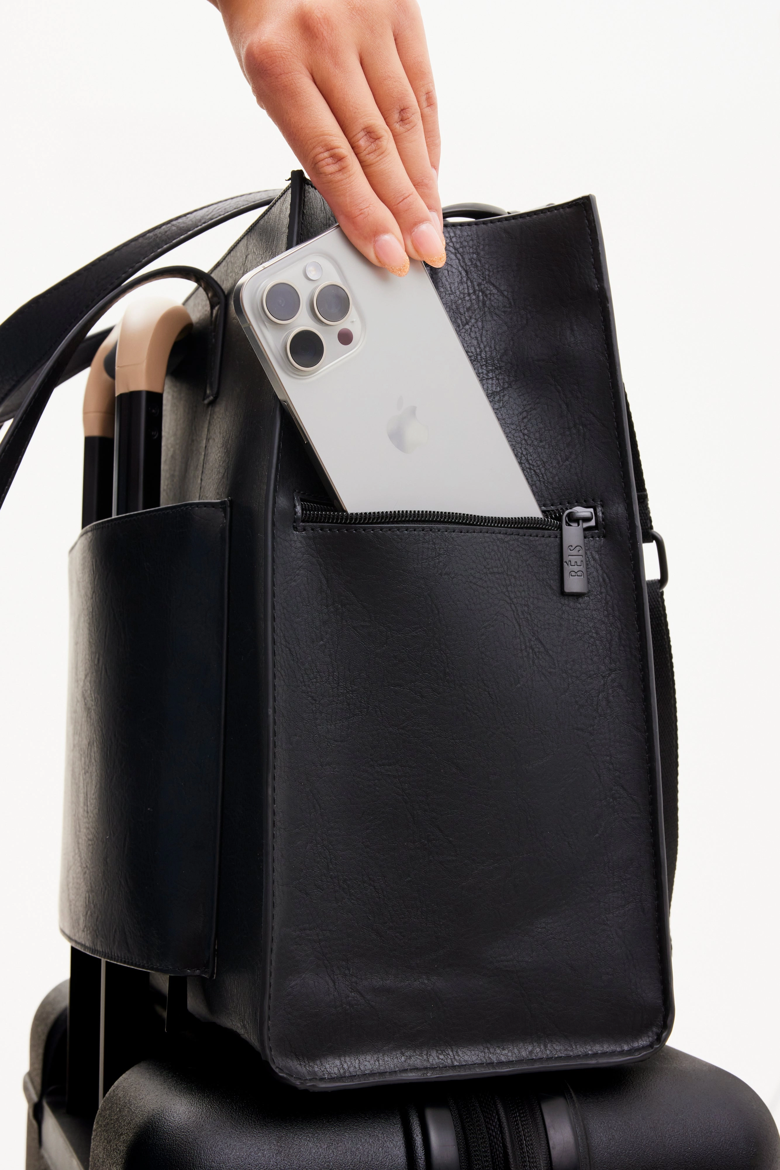 The Large Work Tote in Black