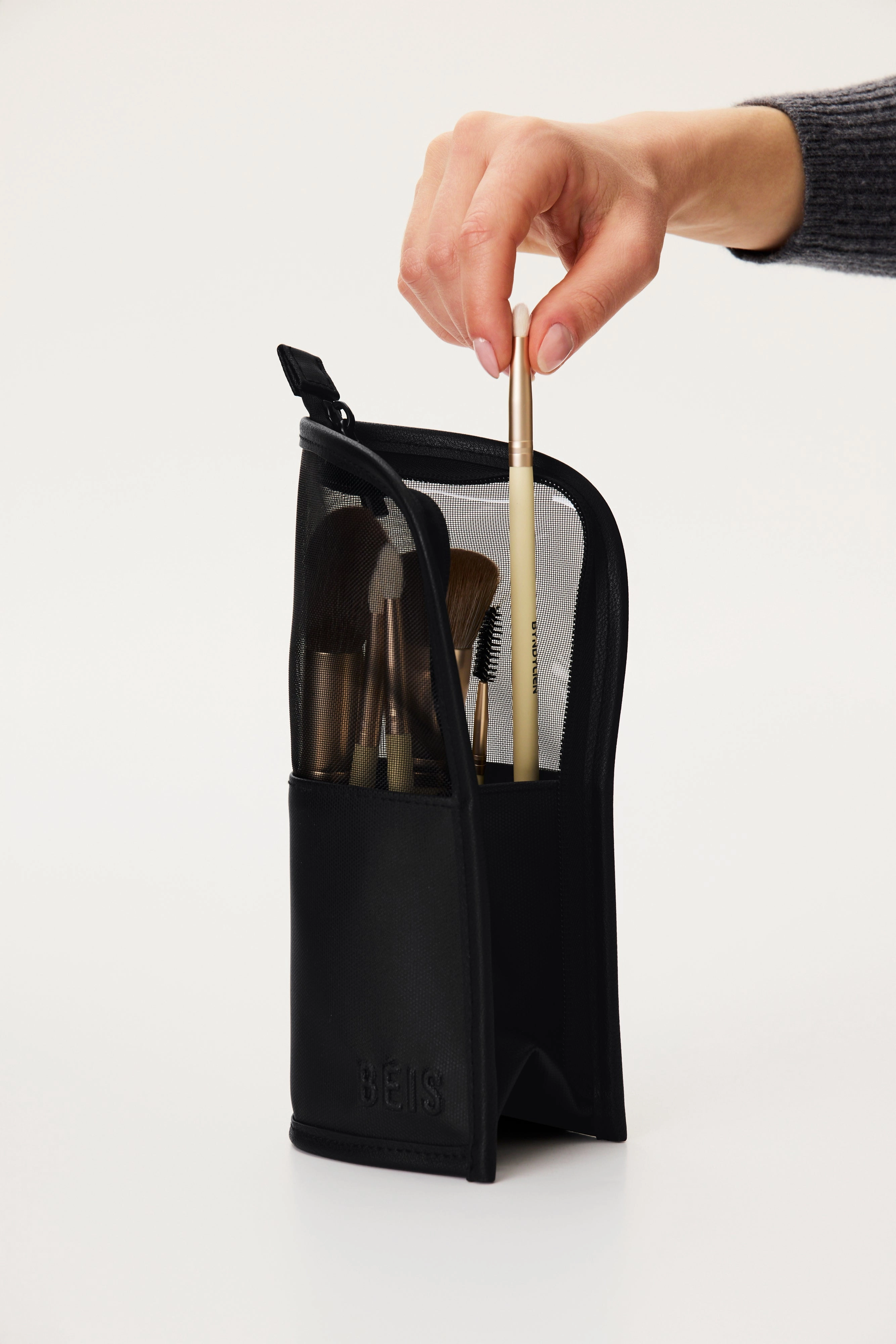 The Makeup Brush Pouch in Black