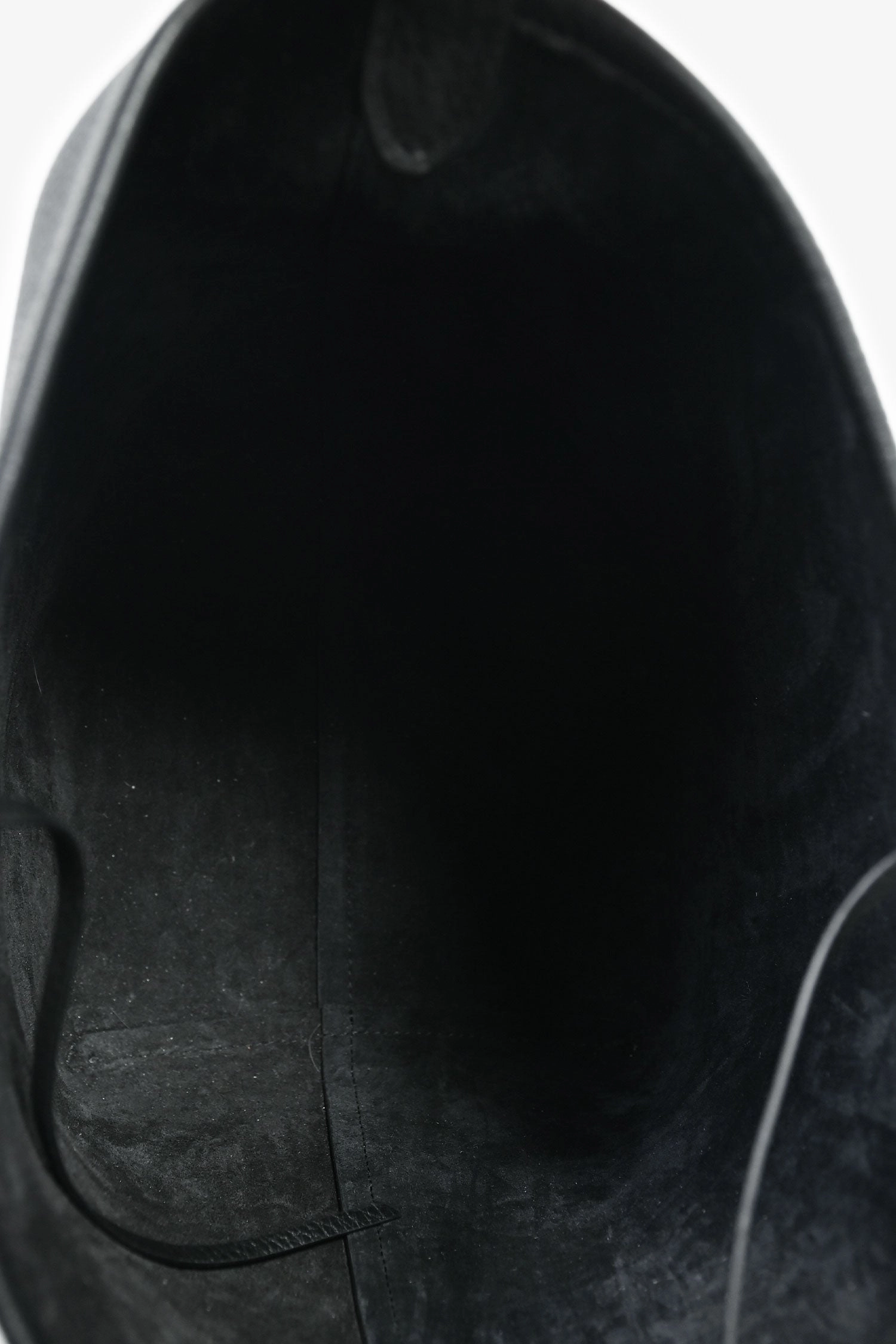 The Row Black Leather Medium N/S Park Tote