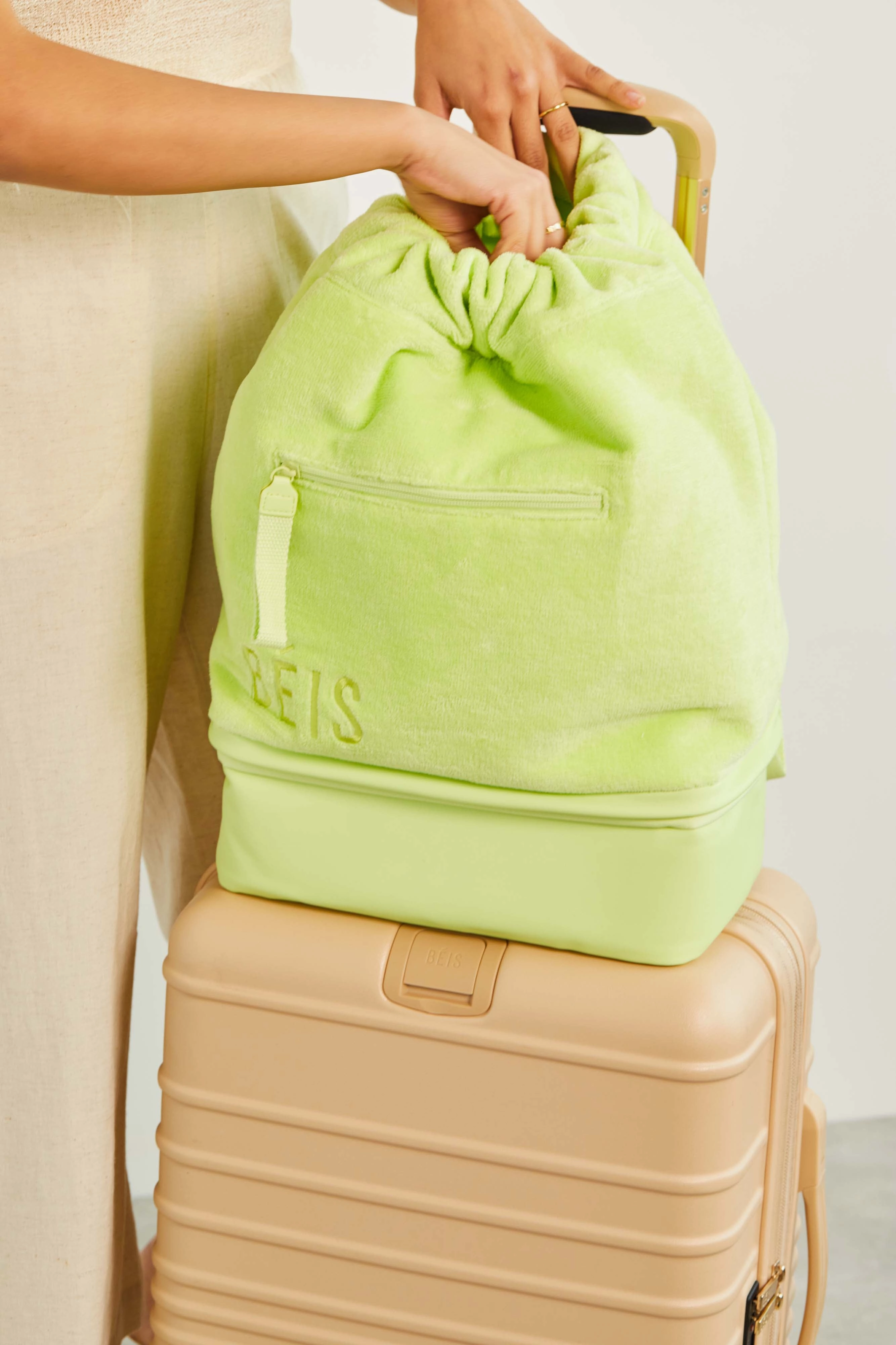 The Terry Backpack Cooler in Citron