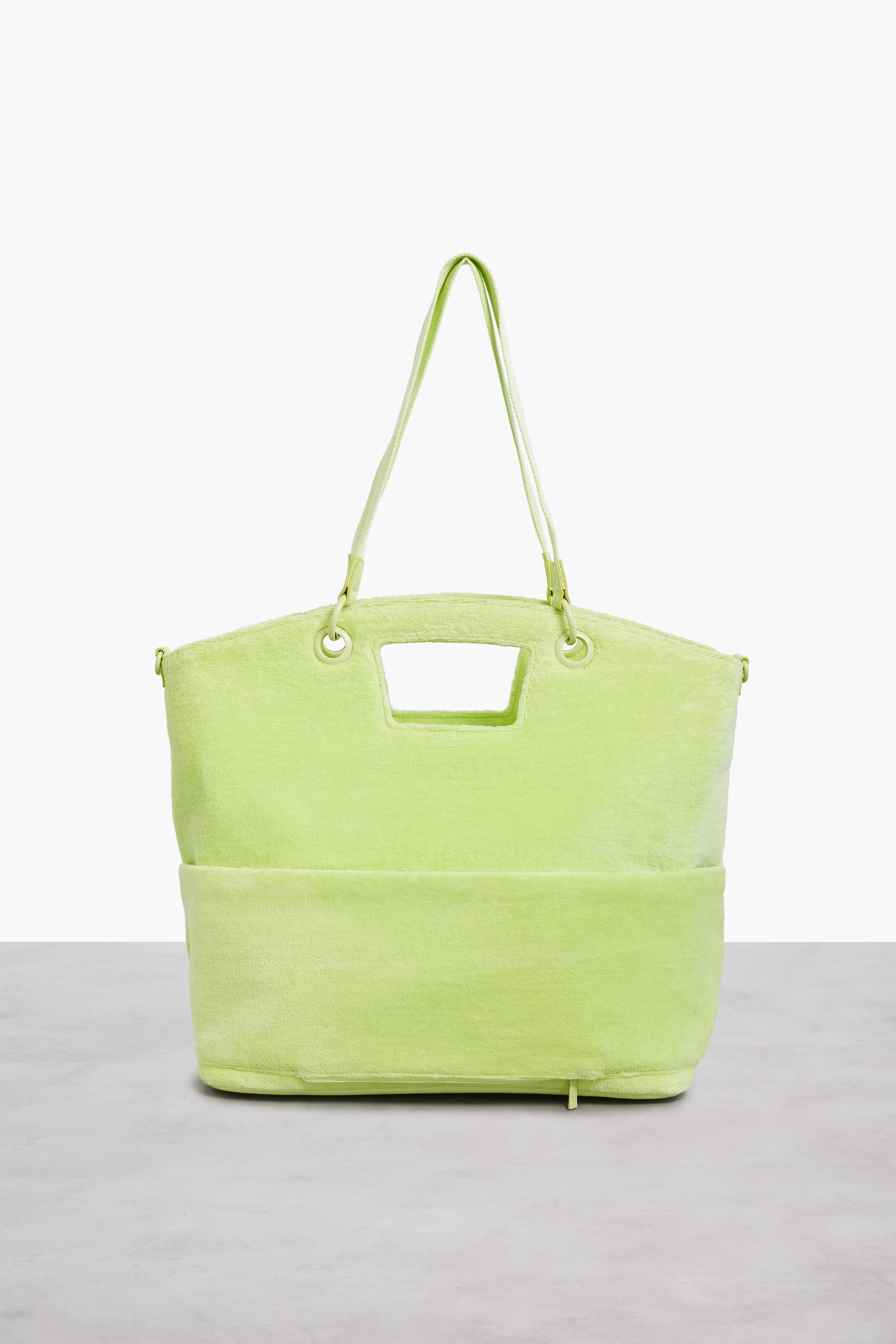 The Terry Tote in Citron