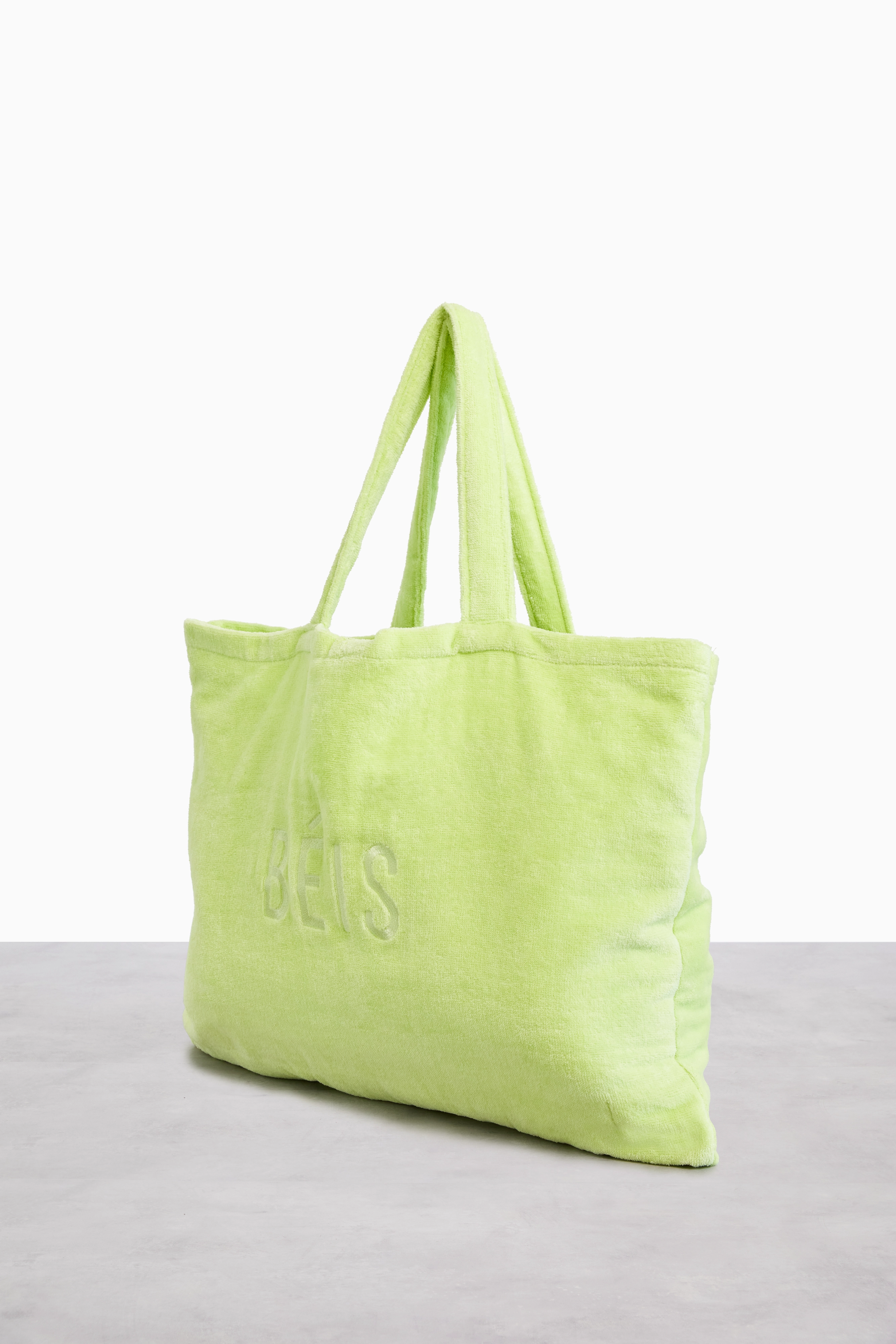 The Terry Towel Tote in Citron