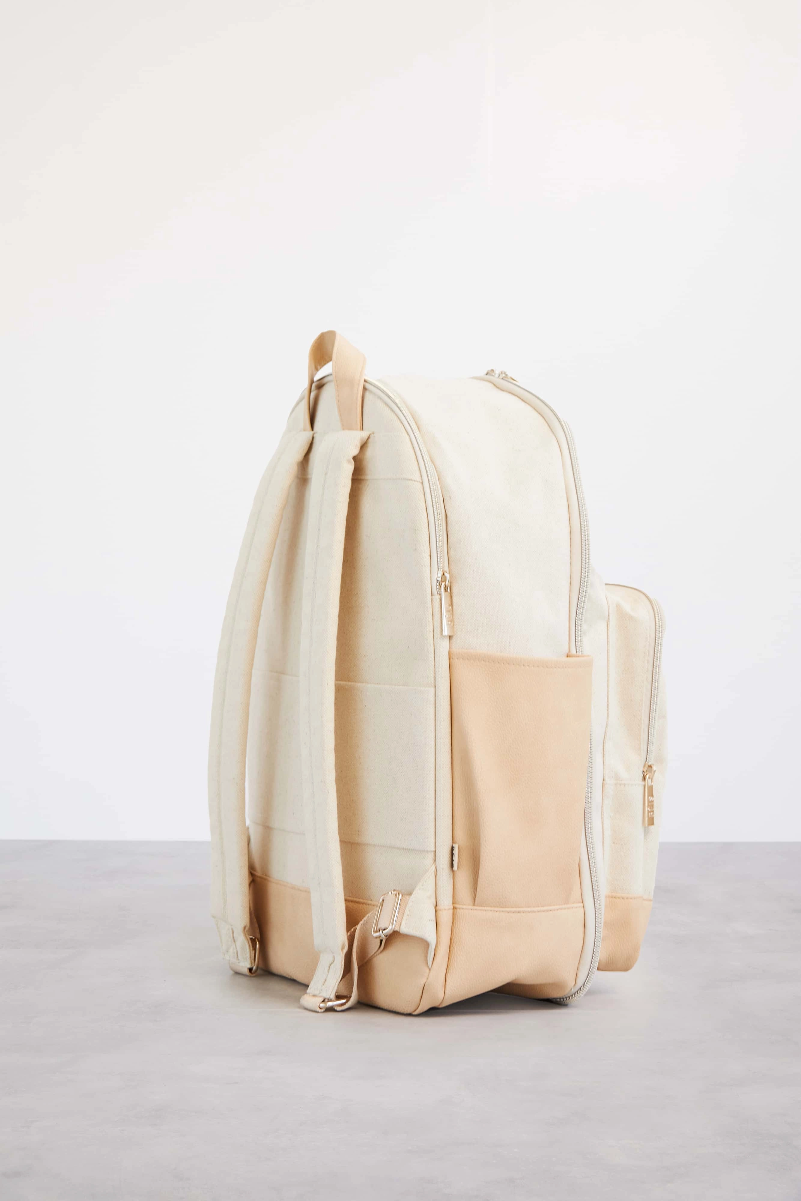 The Travel Backpack in Beige